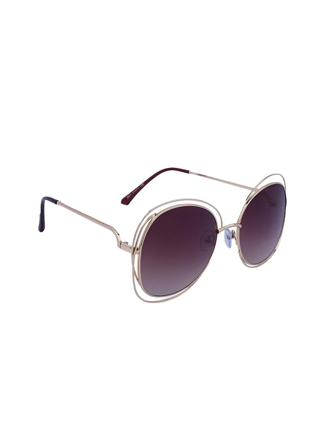 MARC LOUIS Unisex Brown Lens & Gold-Toned Butterfly Sunglasses with UV Protected Lens
MARC LOUIS Unisex Brown Lens & Gold-Toned Butterfly Sunglasses with UV Protected Lens