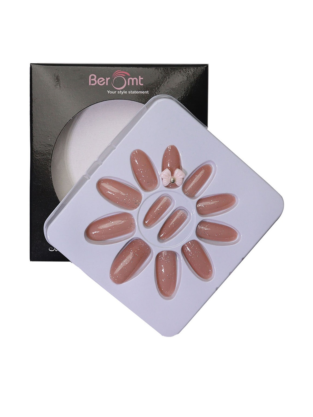 BEROMT 12 Pcs Long-Lasting Reusable Lightweight Salon Finish Press on Nail Tips - 692, Nude
BEROMT 12 Pcs Long-Lasting Reusable Lightweight Salon Finish Press on Nail Tips - 692, Nude