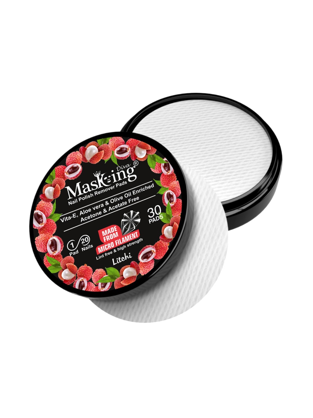 MasKing Set of 4 Skin Glowing Facial Masks with Berries Nail Polish Remover Pads, Multi
MasKing Set of 4 Skin Glowing Facial Masks with Berries Nail Polish Remover Pads, Multi