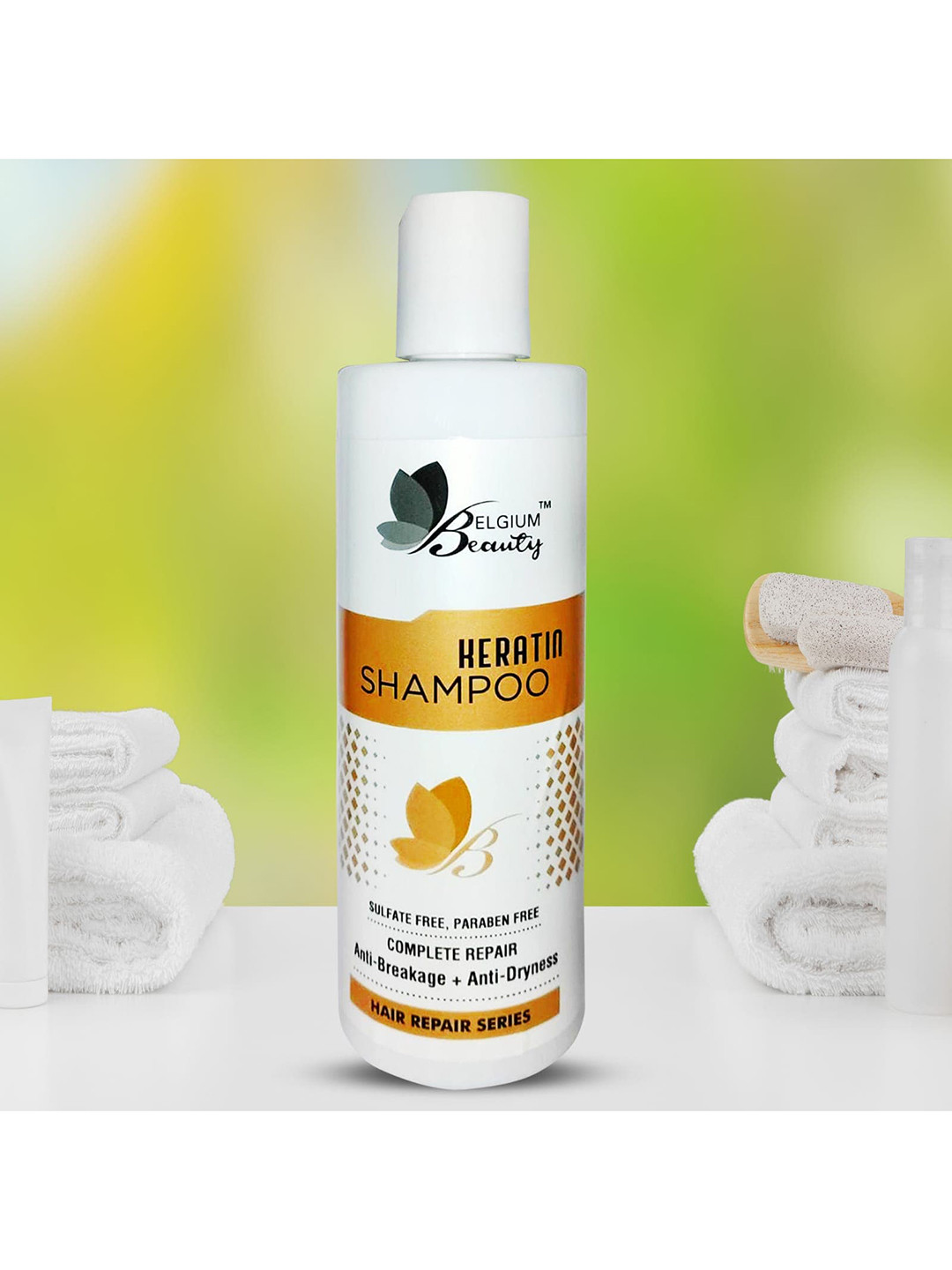 Belgium Beauty Complete Repair Keratin Shampoo For Anti-Breakage & Anti-Dryness - 250 ml, White
Belgium Beauty Complete Repair Keratin Shampoo For Anti-Breakage & Anti-Dryness - 250 ml, White