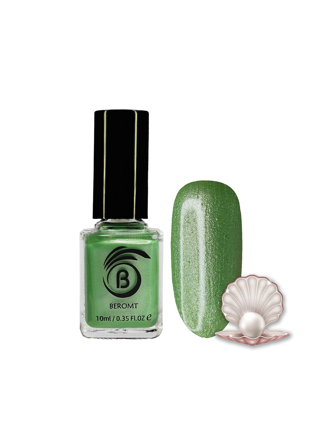 BEROMT Pearl Finish High Shine Fast Dry Nail Polish 10 ml - Pearl Of Harmony 810, Green
BEROMT Pearl Finish High Shine Fast Dry Nail Polish 10 ml - Pearl Of Harmony 810, Green