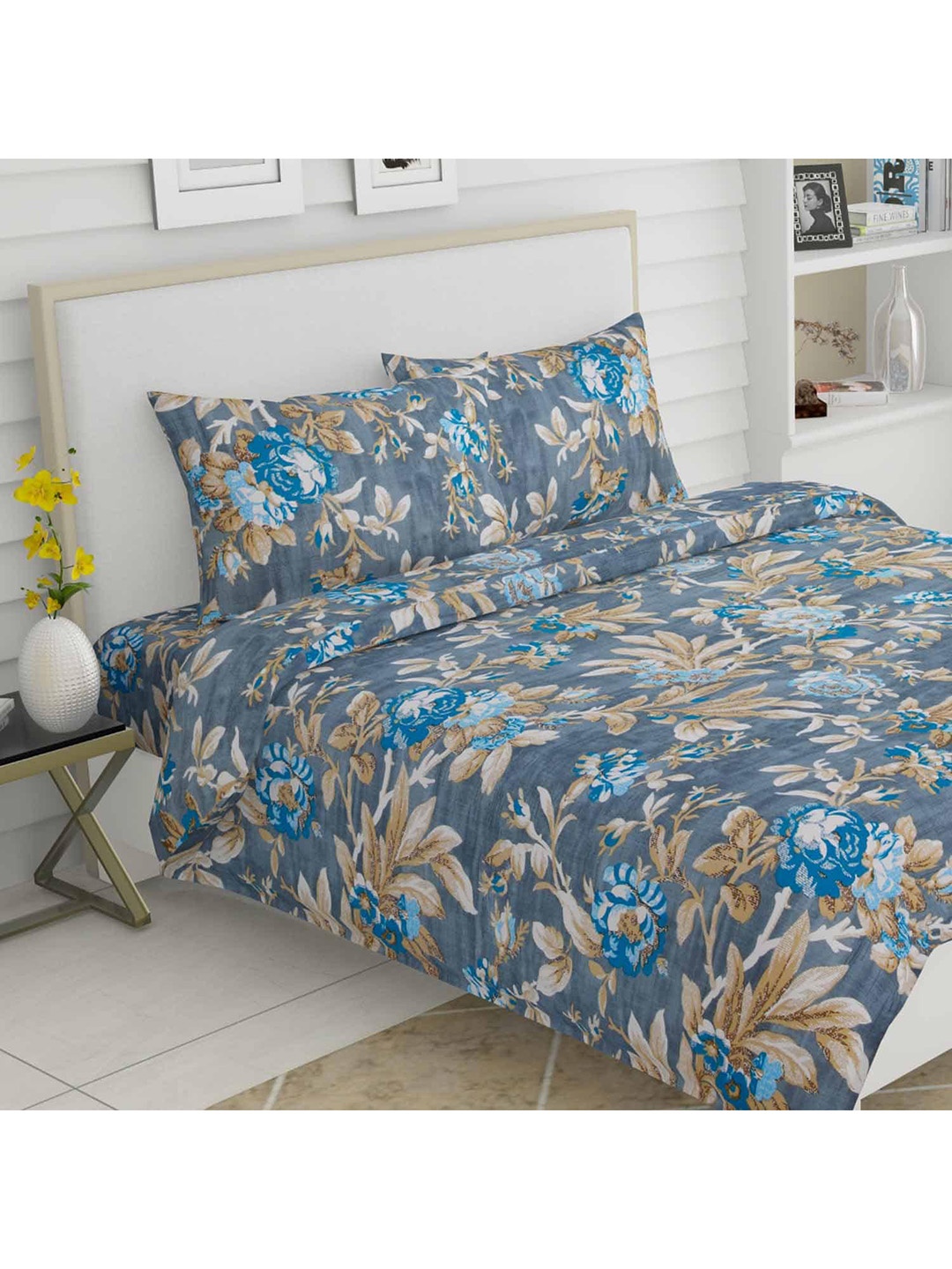 haus & kinder Unisex Navy Blue Bedsheets