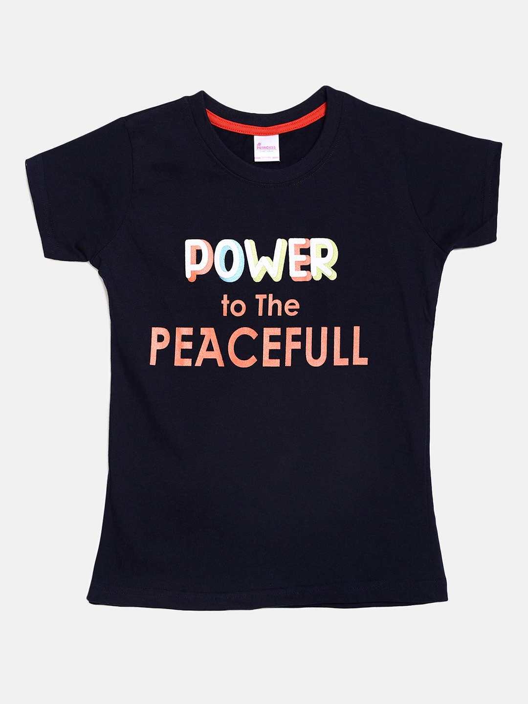 V-Mart Girls Navy Blue & french middle red purple Typography Printed Applique T-shirt
V-Mart Girls Navy Blue & french middle red purple Typography Printed Applique T-shirt