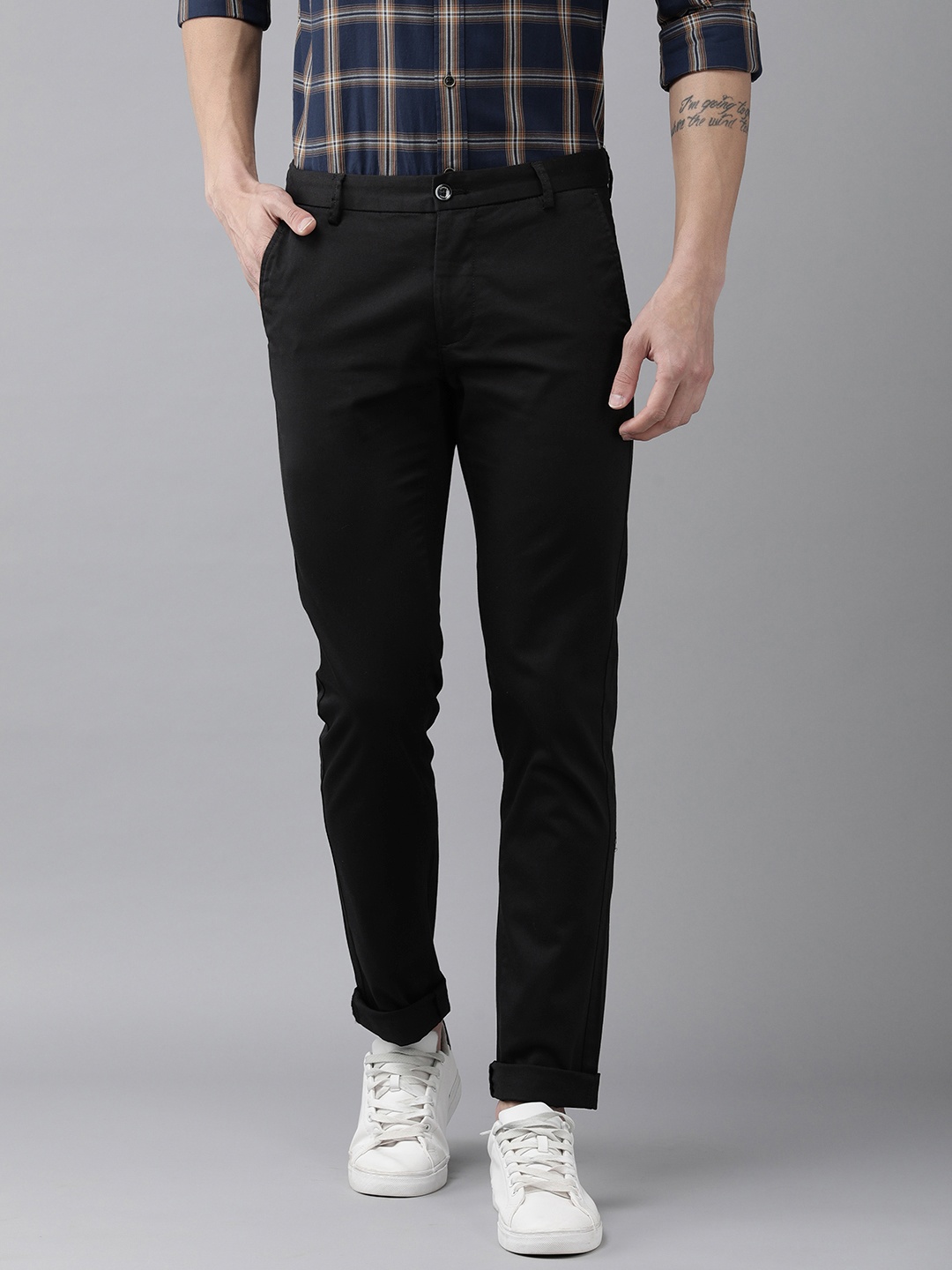 Arrow Sport Men Black Original Slim Fit Mid-Rise Plain Woven Flat-Front Regular Trousers
Arrow Sport Men Black Original Slim Fit Mid-Rise Plain Woven Flat-Front Regular Trousers