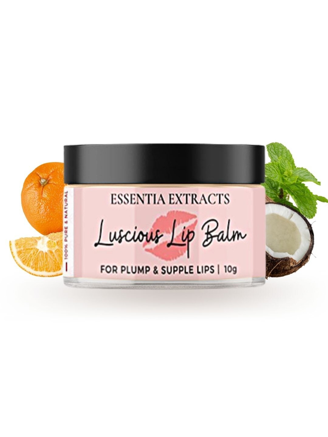 ESSENTIA EXTRACTS Luscious Lip Balm for Plump & Supple Lips with Shea Butter - 10 g, Pink
ESSENTIA EXTRACTS Luscious Lip Balm for Plump & Supple Lips with Shea Butter - 10 g, Pink