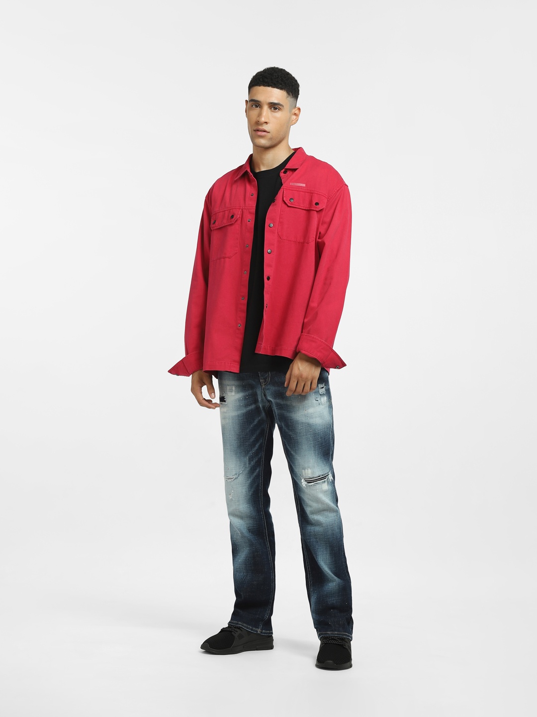 Jack & Jones Men Blue Low-Rise Mildly Distressed Heavy Fade Stretchable Cotton Jeans
Jack & Jones Men Blue Low-Rise Mildly Distressed Heavy Fade Stretchable Cotton Jeans