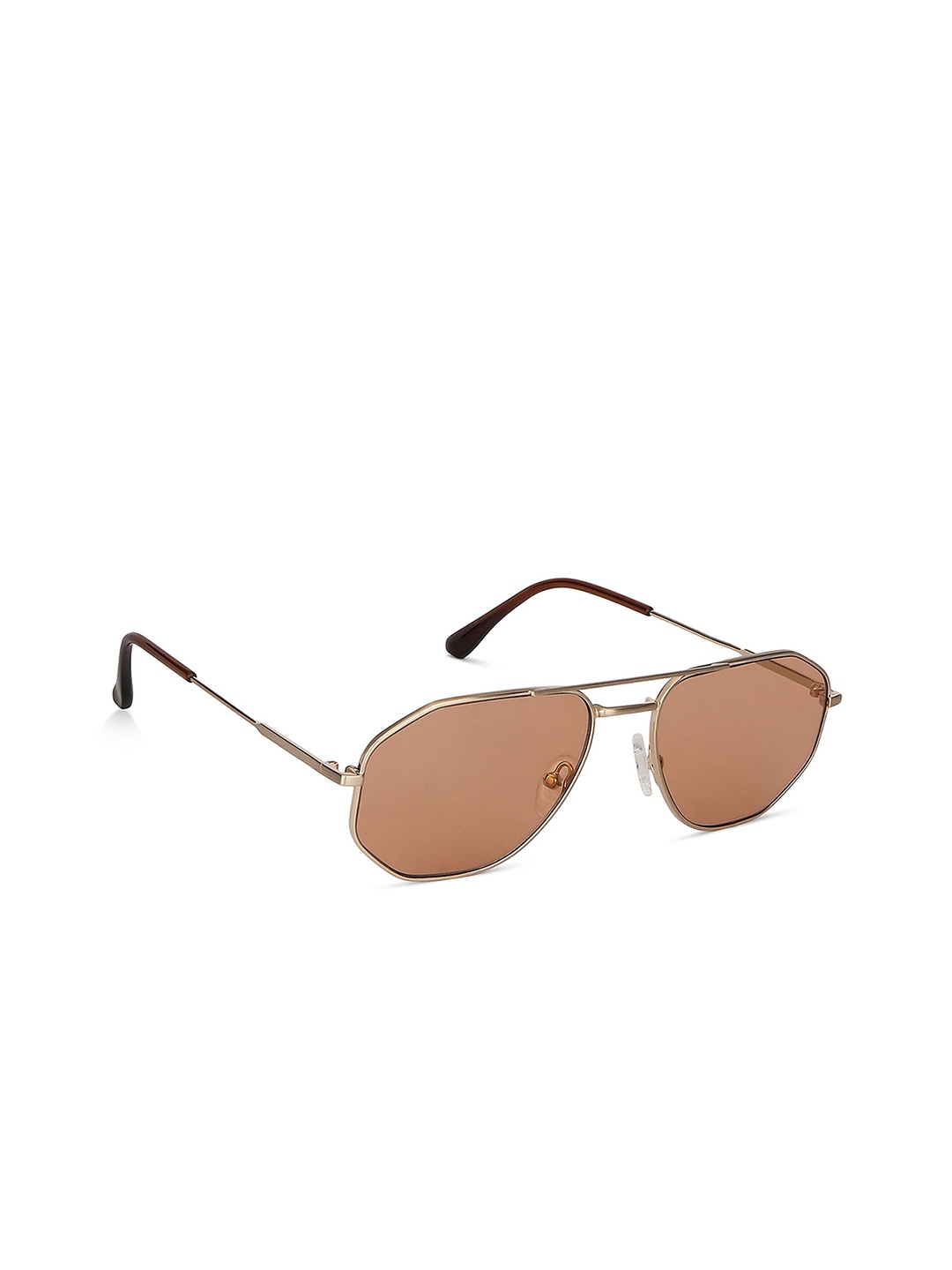 John Jacobs Unisex Brown Lens & Gold-Toned Aviator Sunglasses with UV Protected Lens
John Jacobs Unisex Brown Lens & Gold-Toned Aviator Sunglasses with UV Protected Lens