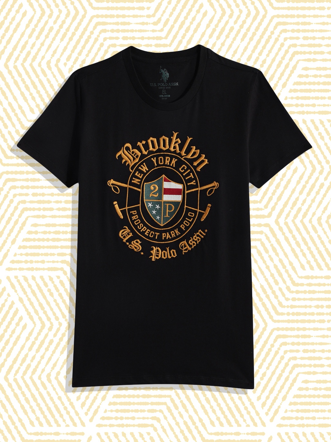 U.S. Polo Assn. Kids Boys Black Brand Logo Embroidered Pure Cotton T-shirt
U.S. Polo Assn. Kids Boys Black Brand Logo Embroidered Pure Cotton T-shirt
