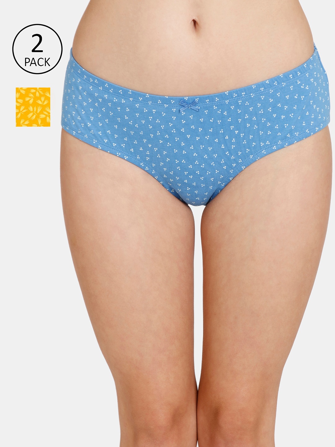 Rosaline by Zivame Women Pack Of 2 Assorted Full Coverage Cotton Hipsters RO2052FASHEBLAK
Rosaline by Zivame Women Pack Of 2 Assorted Full Coverage Cotton Hipsters RO2052FASHEBLAK