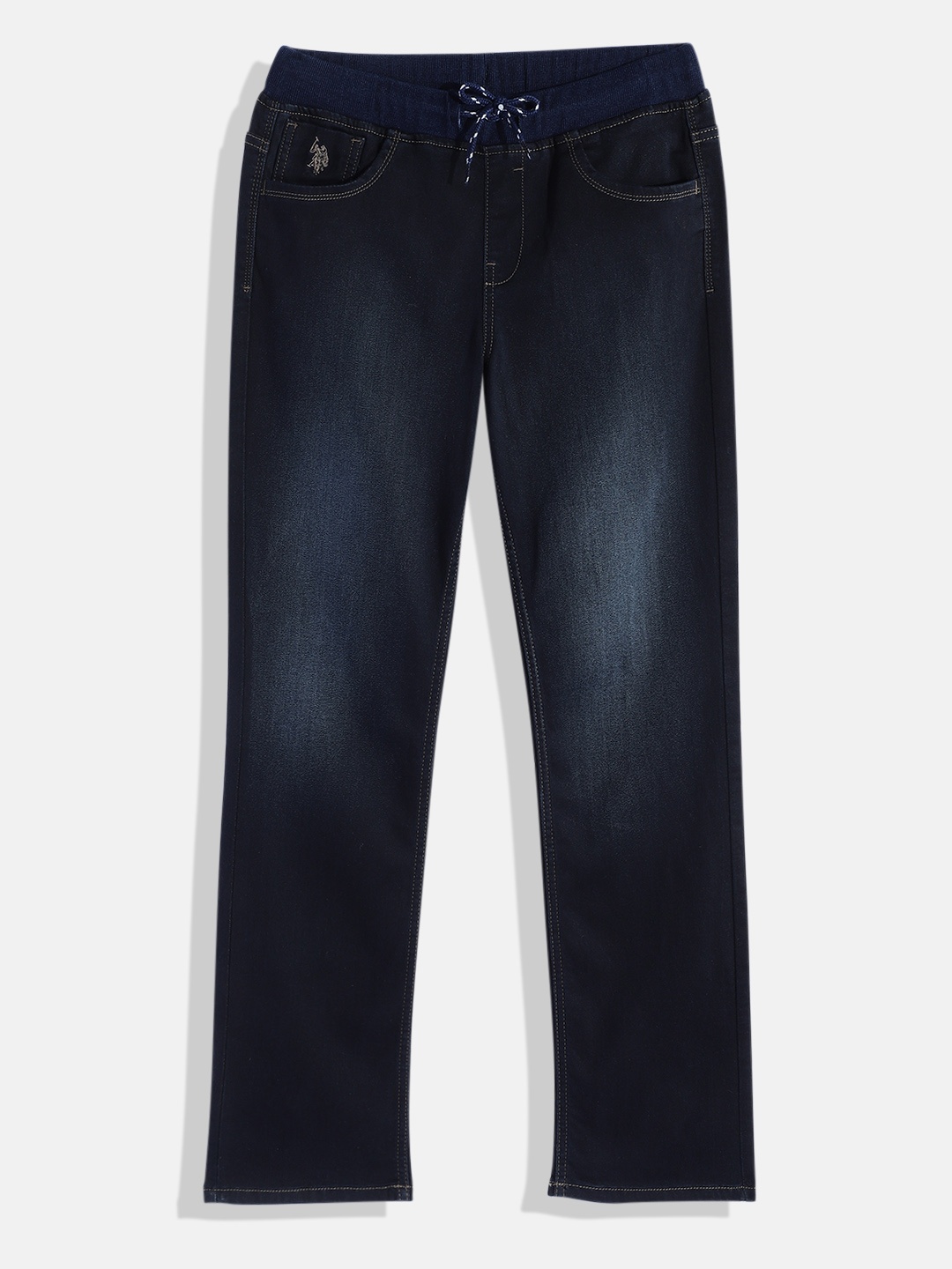 U.S. Polo Assn. Kids Boys Blue Relaxed Fit Mid-Rise Light Fade Stretchable Jeans
U.S. Polo Assn. Kids Boys Blue Relaxed Fit Mid-Rise Light Fade Stretchable Jeans