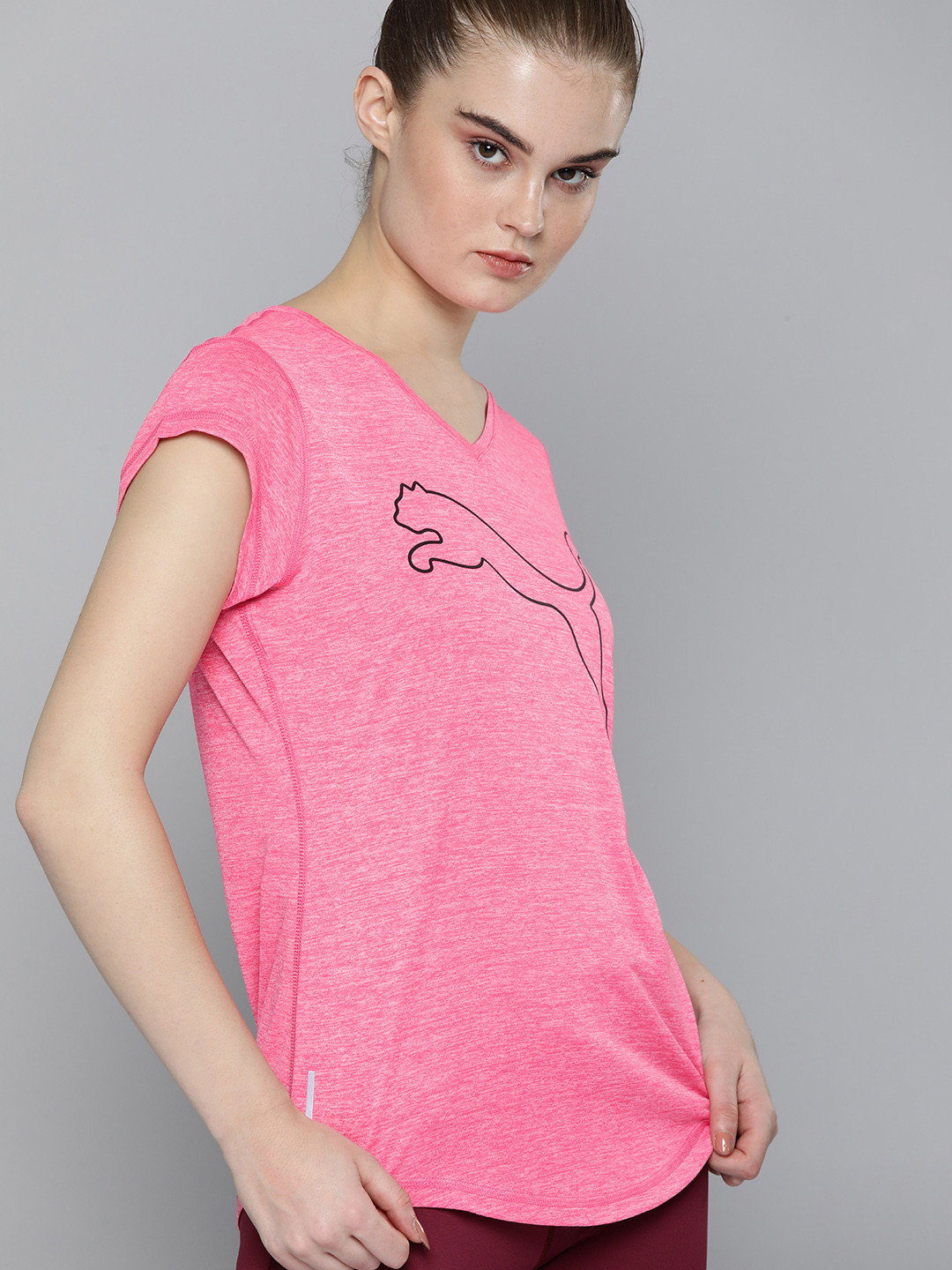 Puma Women Pink Brand Logo Printed dryCELL Train Fav Heather Cat Sustainable T-shirt
Puma Women Pink Brand Logo Printed dryCELL Train Fav Heather Cat Sustainable T-shirt
