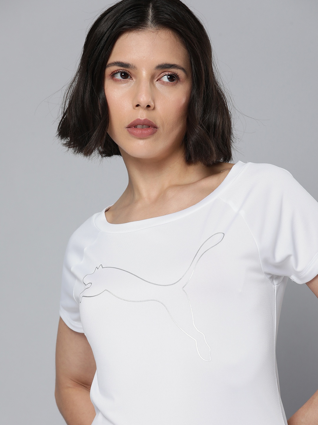 Puma Women White Brand Logo Printed Train Fav Jersey Cat Regular Fit Sports Sustainable T-shirt
Puma Women White Brand Logo Printed Train Fav Jersey Cat Regular Fit Sports Sustainable T-shirt