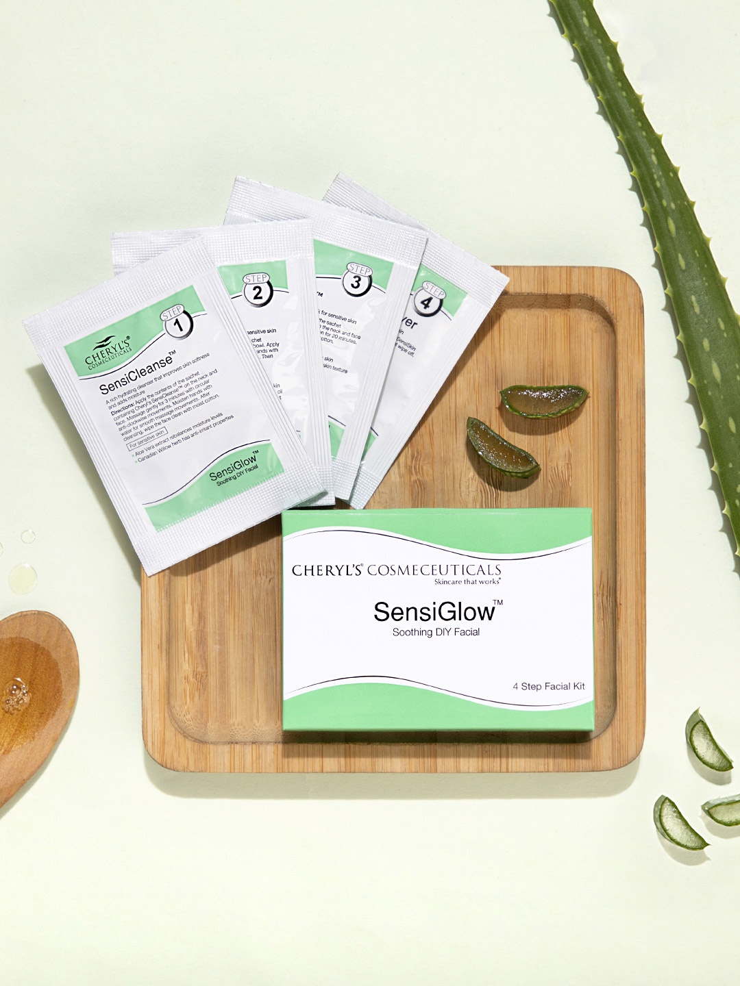 Cheryls Cosmeceuticals SensiGlow DIY Facial Kit with Lactic Acid & Aloe for Sensitive Skin, Green
Cheryls Cosmeceuticals SensiGlow DIY Facial Kit with Lactic Acid & Aloe for Sensitive Skin, Green