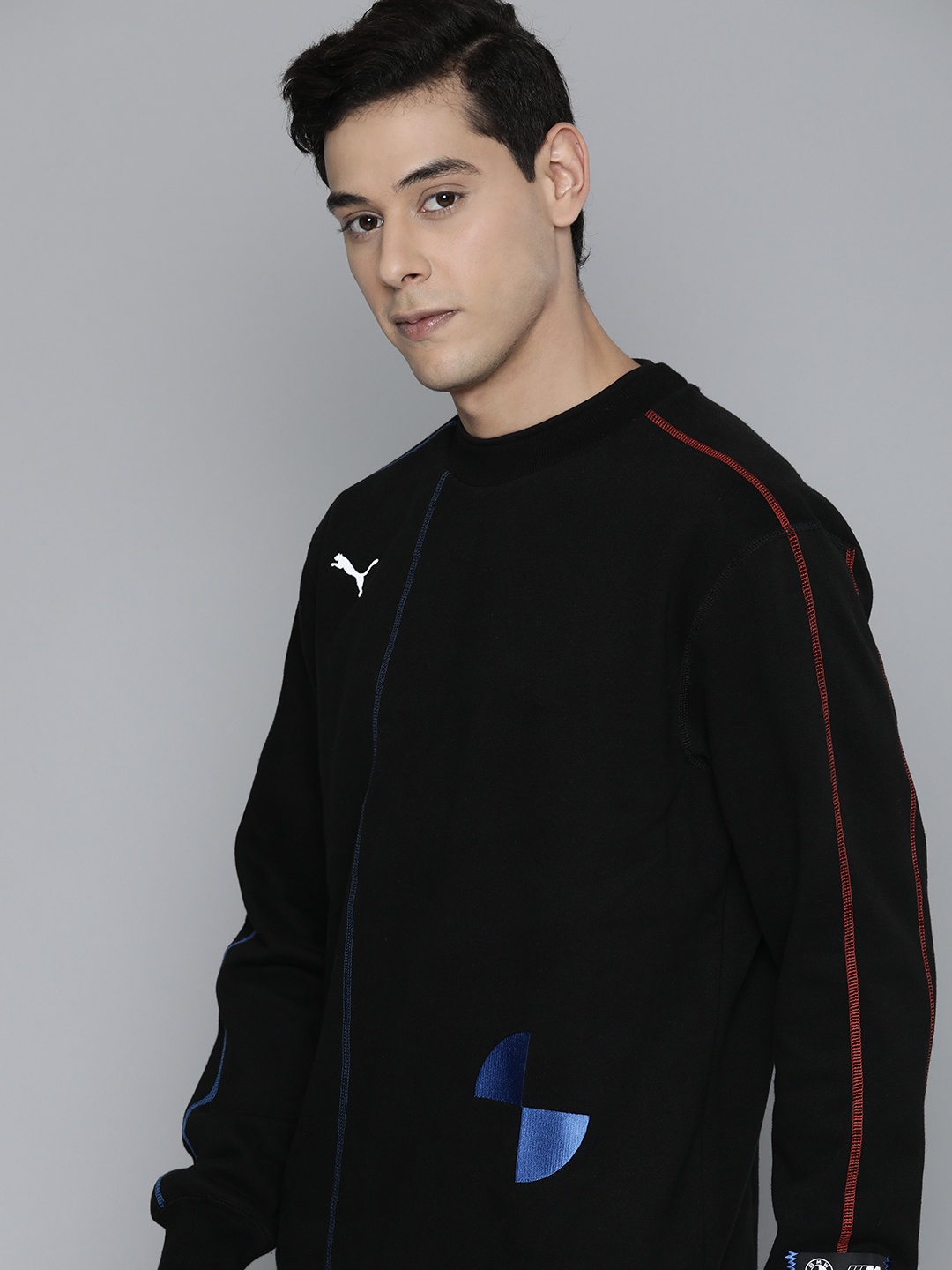 PUMA Motorsport Men Brand Logo Back Print BMW Motorsport Assembly Regular Fit Sweatshirt, Black
PUMA Motorsport Men Brand Logo Back Print BMW Motorsport Assembly Regular Fit Sweatshirt, Black