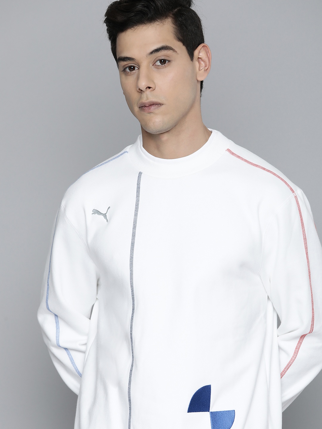 PUMA Motorsport Men White Brand Logo Back Print BMW Motorsport Assembly Crew Sweatshirt
PUMA Motorsport Men White Brand Logo Back Print BMW Motorsport Assembly Crew Sweatshirt