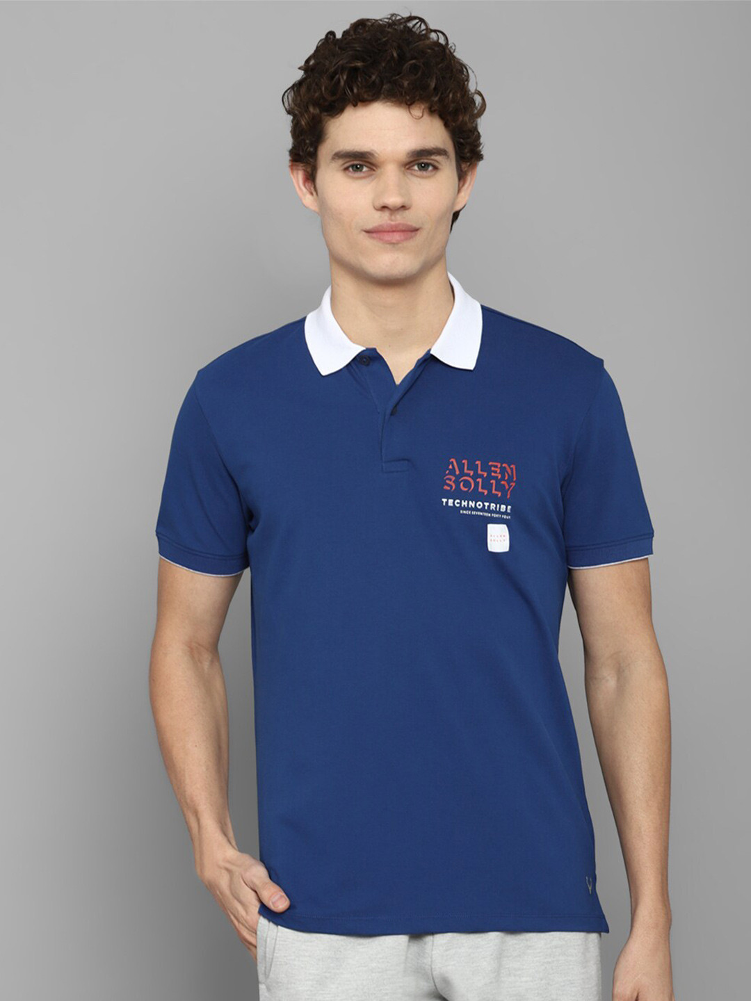 Allen Solly Tribe Men Blue Polo Collar T-shirt
Allen Solly Tribe Men Blue Polo Collar T-shirt