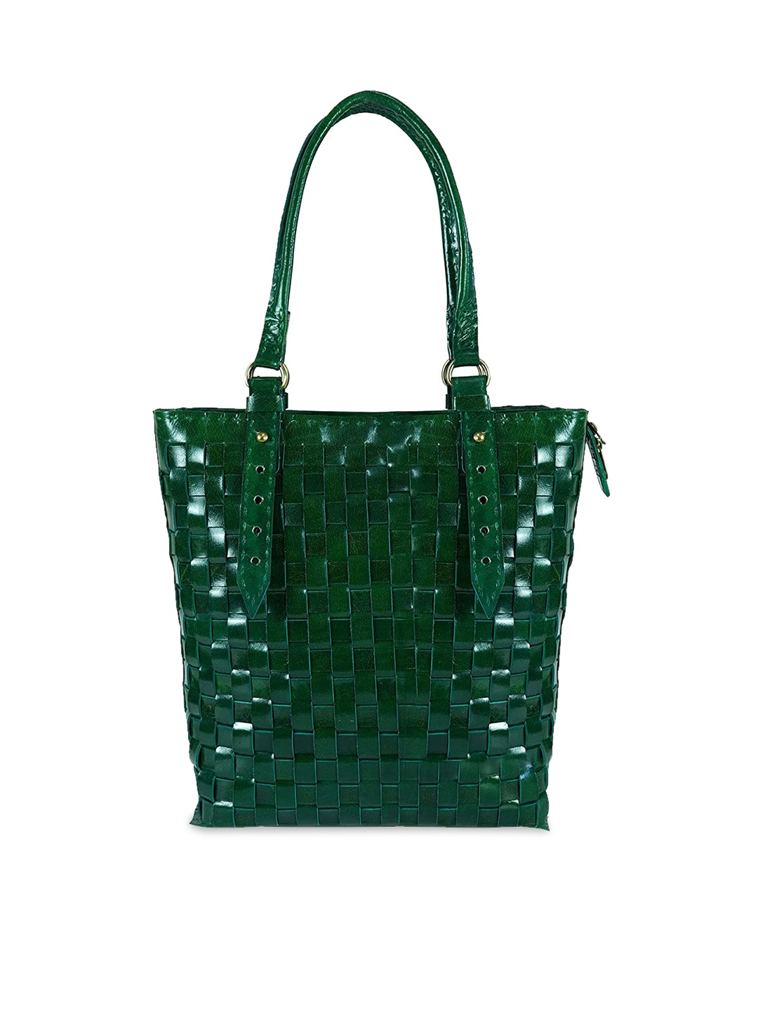 Goatter Women Green Textured Leather Oversized Structured Knitting Work Handheld Bag
Goatter Women Green Textured Leather Oversized Structured Knitting Work Handheld Bag