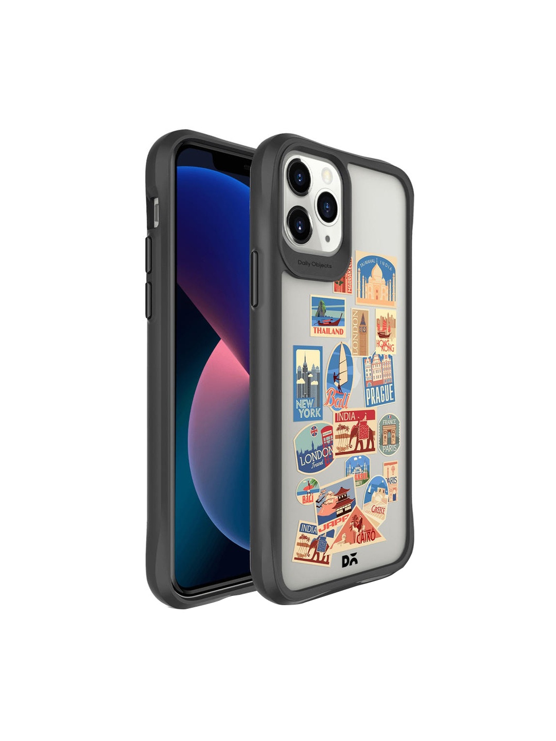 DailyObjects Grey & Blue Travel Bucket Hybrid Clear Case Cover For iPhone 11 Pro Max
DailyObjects Grey & Blue Travel Bucket Hybrid Clear Case Cover For iPhone 11 Pro Max