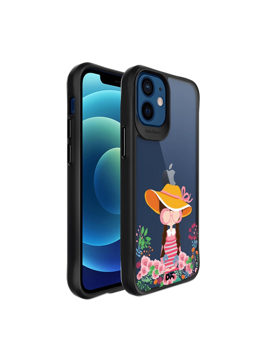 DailyObjects Black & Pink Flower Nerd Hybrid iPhone 12 Clear Back Case, Orange
DailyObjects Black & Pink Flower Nerd Hybrid iPhone 12 Clear Back Case, Orange