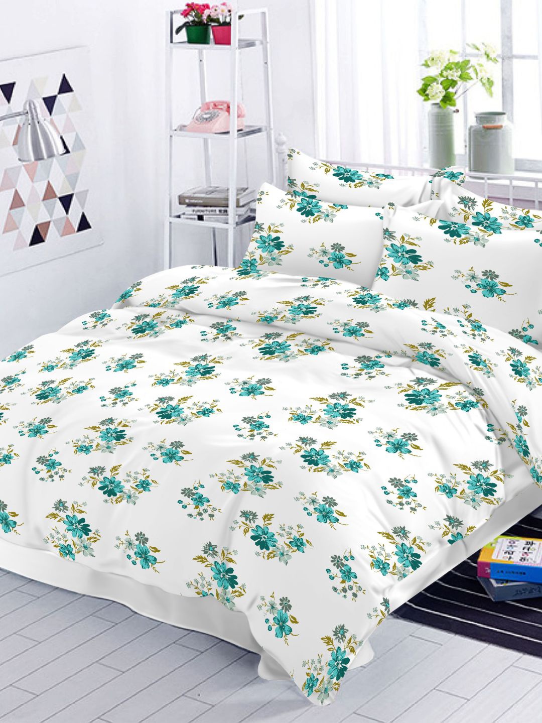 Sleeping Owls- because your sleep matters Adults Green 144 TC Bedsheet & 2 Pillow Covers, Sea green
Sleeping Owls- because your sleep matters Adults Green 144 TC Bedsheet & 2 Pillow Covers, Sea green
