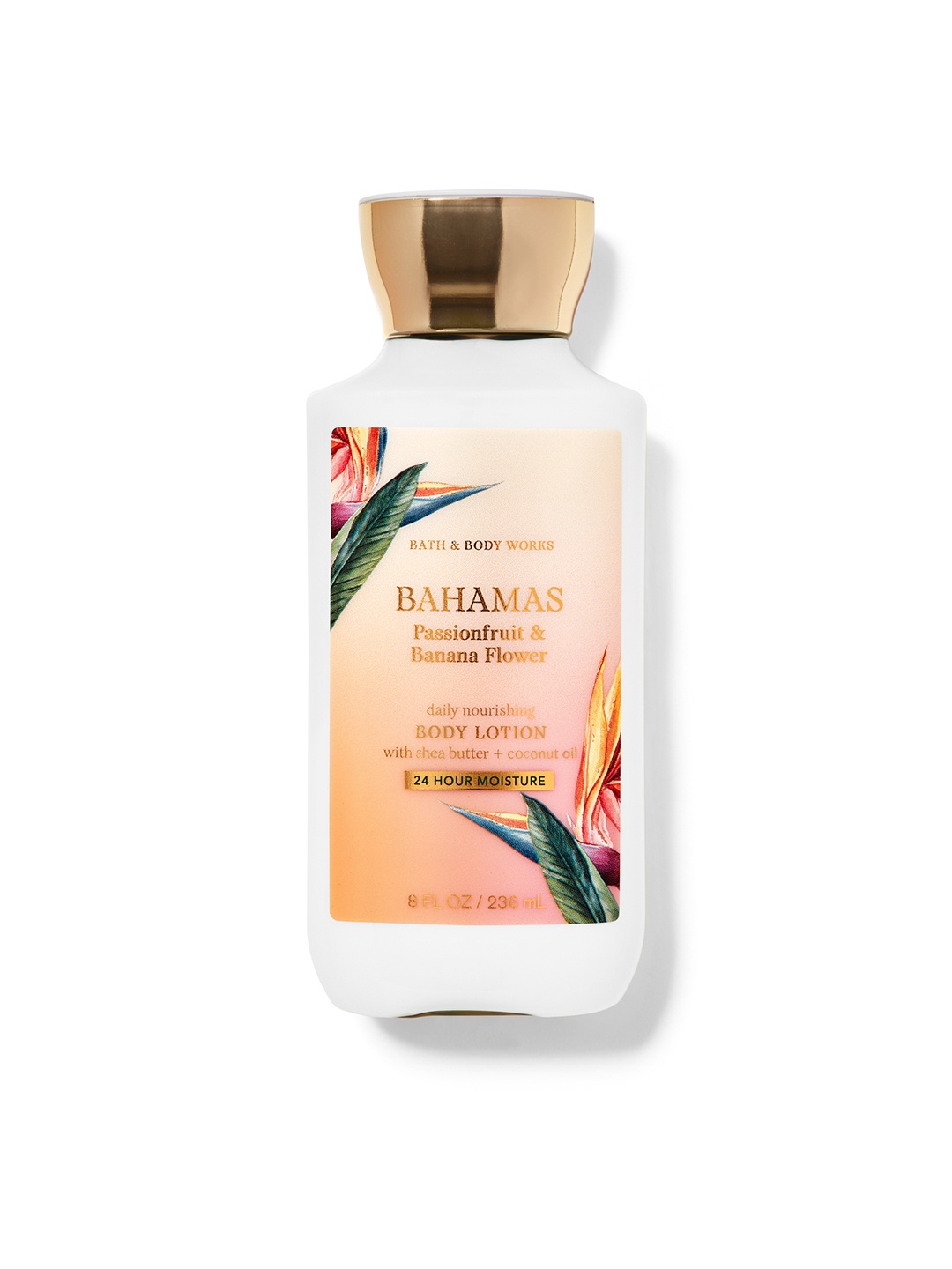 Bath & Body Works Bahamas Passionfruit & Banana Flower Body Lotion with Shea Butter 236 ml, Pink
Bath & Body Works Bahamas Passionfruit & Banana Flower Body Lotion with Shea Butter 236 ml, Pink