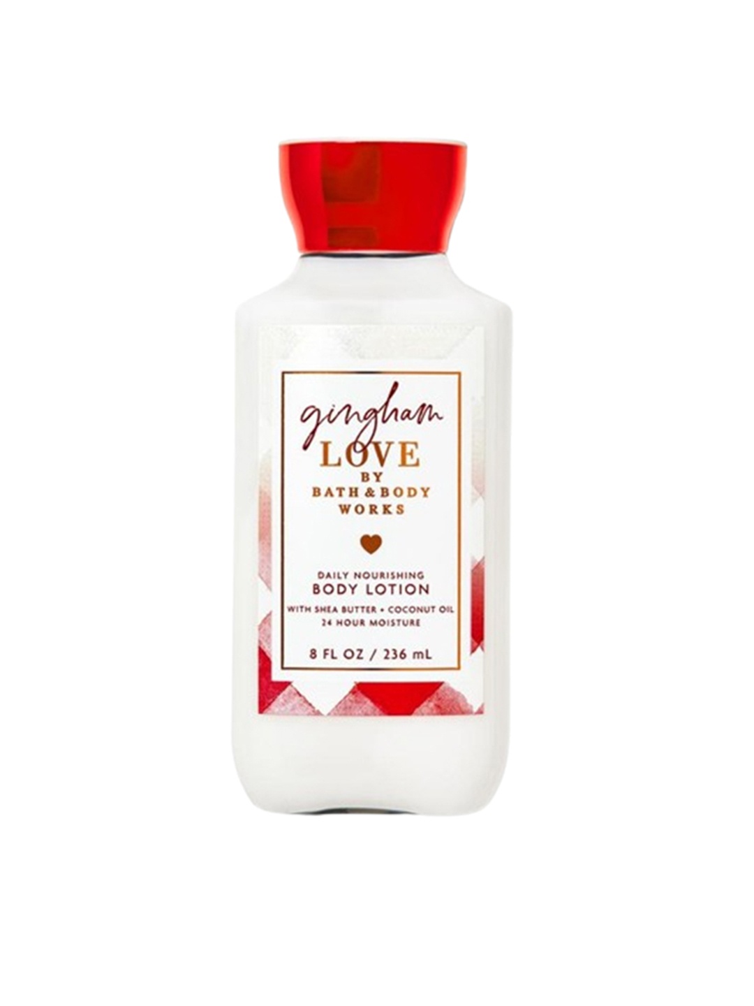 Bath & Body Works Gingham Love 24 Hour Moisture Body Lotion with Shea Butter - 236 ml, White
Bath & Body Works Gingham Love 24 Hour Moisture Body Lotion with Shea Butter - 236 ml, White