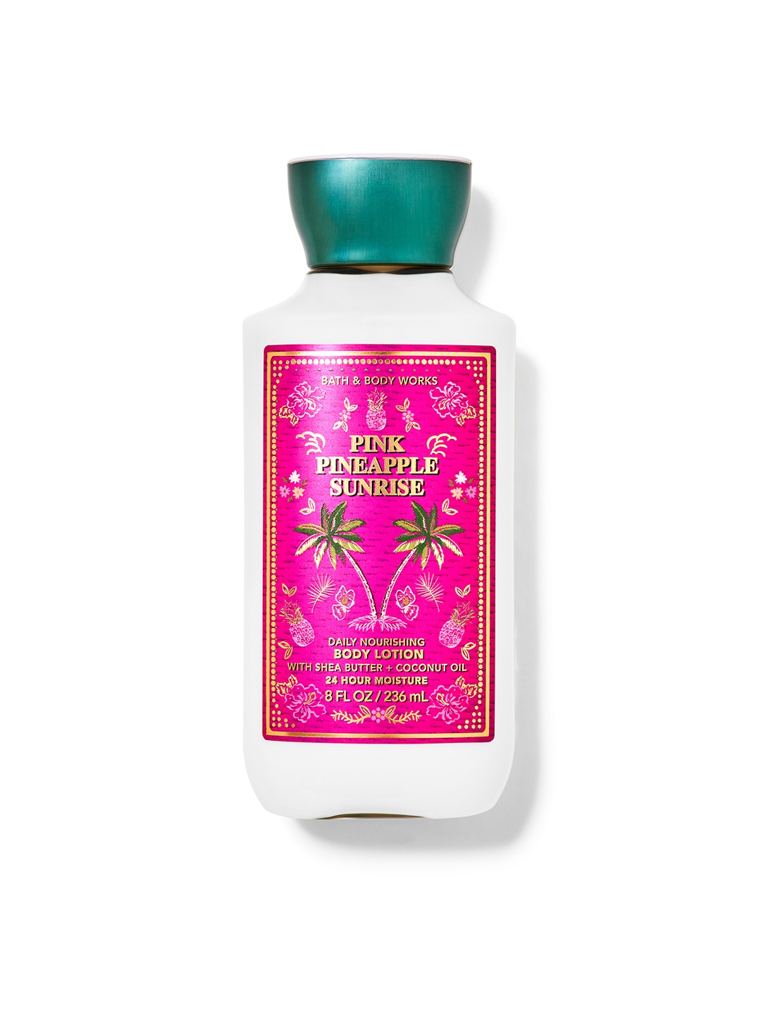 Bath & Body Works Pink Pineapple Sunrise Body Lotion with Shea Butter & Vitamin E 236 ml, White
Bath & Body Works Pink Pineapple Sunrise Body Lotion with Shea Butter & Vitamin E 236 ml, White
