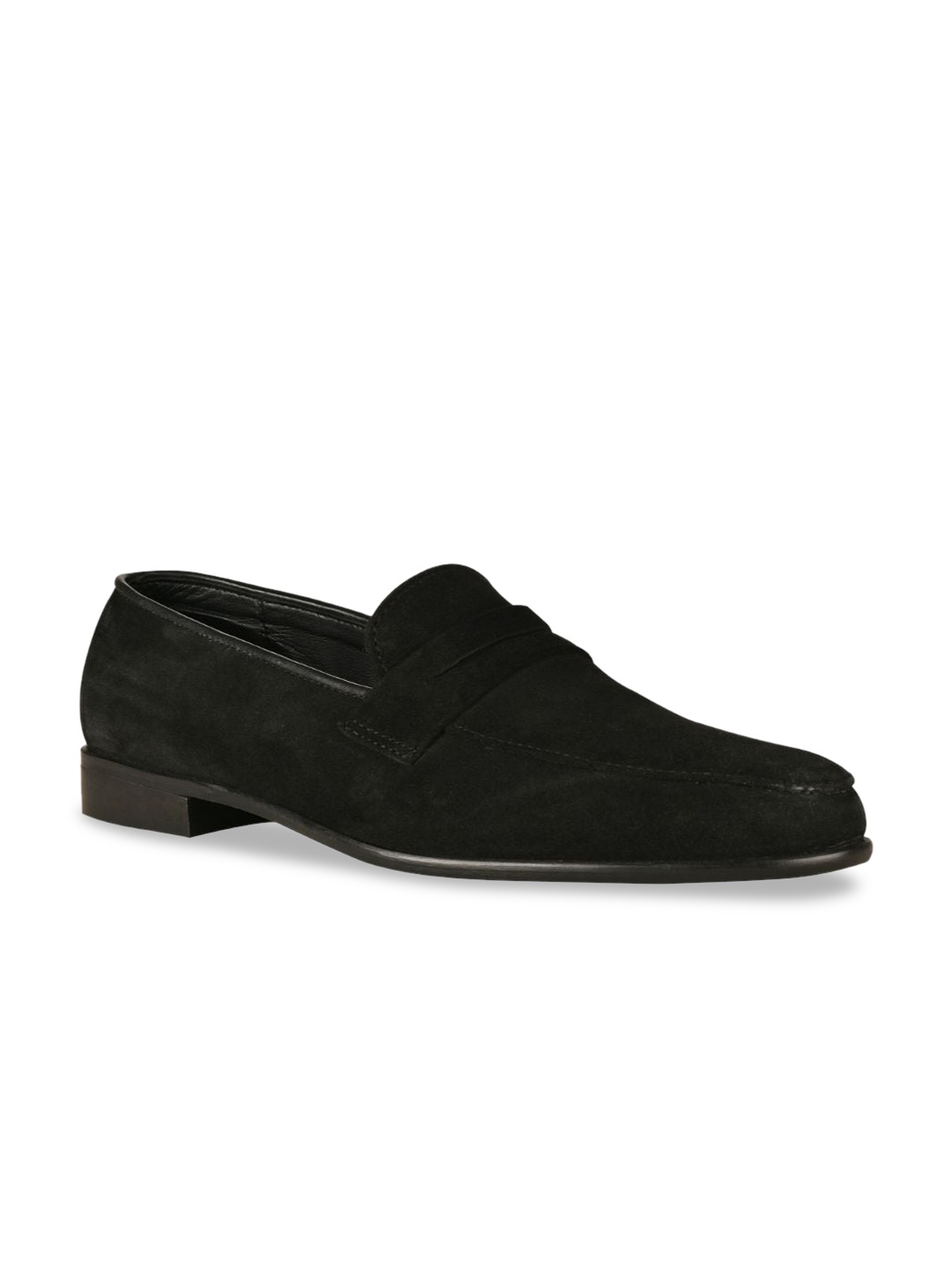 SKO Men Black Suede Loafers