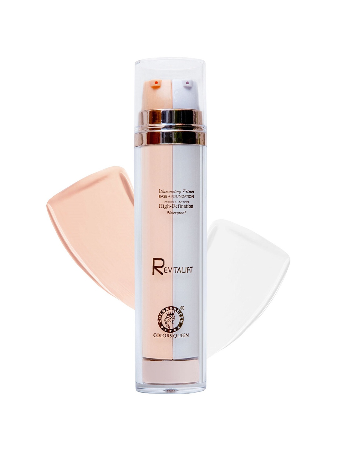 Colors Queen Revitalift 2 in 1 Illuminating Base Primer + Foundation 40 g - Sheer Ivory 01, Nude
Colors Queen Revitalift 2 in 1 Illuminating Base Primer + Foundation 40 g - Sheer Ivory 01, Nude