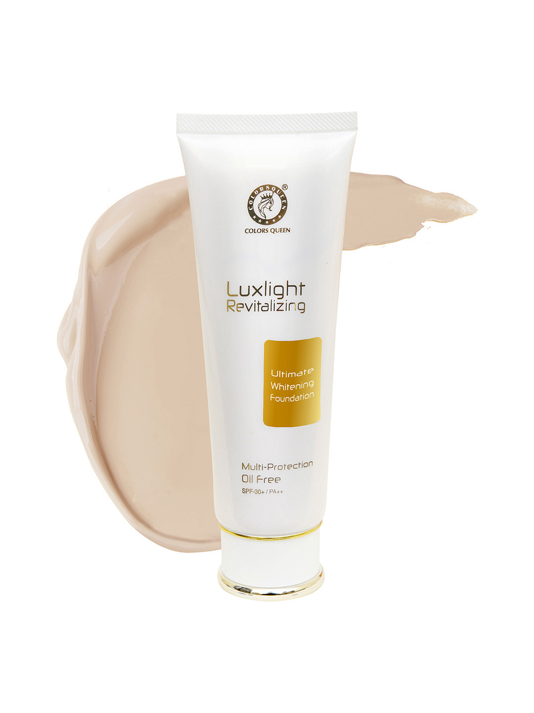 Colors Queen Luxlight Revitalizing Ultimate Whitening SPF 30+ Foundation 50 g - Ivory 01, Off white
Colors Queen Luxlight Revitalizing Ultimate Whitening SPF 30+ Foundation 50 g - Ivory 01, Off white