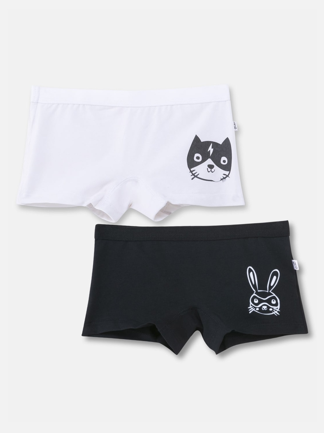 You Got Plan B Girls Pack Of 2 Black & White Solid Cotton Boxer Shorts BXG-CutePatrol
You Got Plan B Girls Pack Of 2 Black & White Solid Cotton Boxer Shorts BXG-CutePatrol