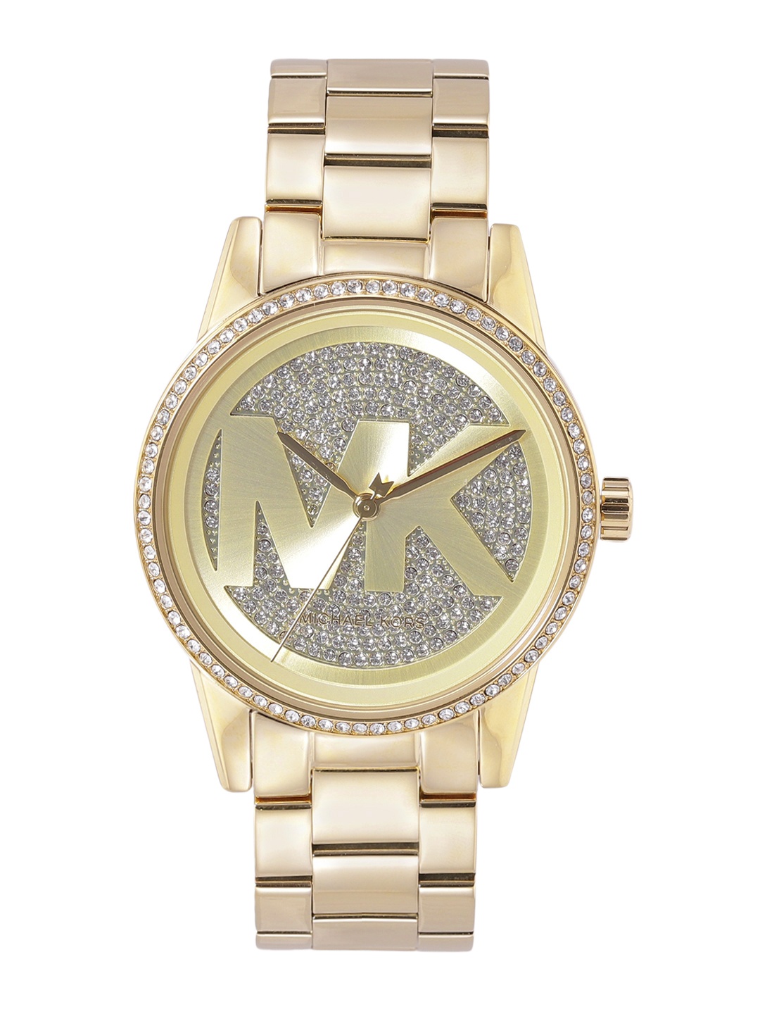 Michael Kors Women Gold-Toned Dial & Stainless Steel Straps Analogue Watch MK6862
Michael Kors Women Gold-Toned Dial & Stainless Steel Straps Analogue Watch MK6862