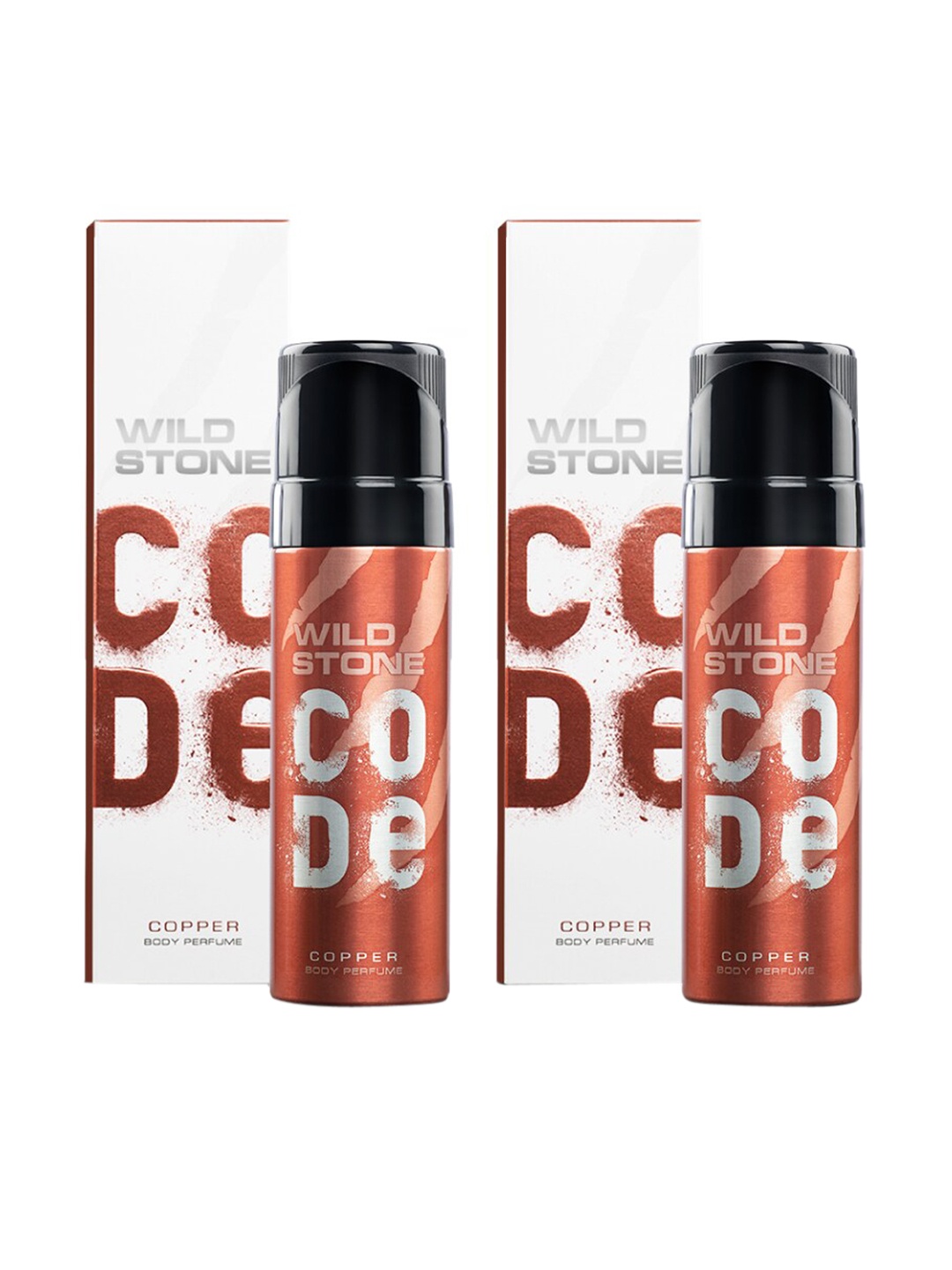Wild stone Men Set of 2 Code Copper No Gas Body Perfume Deodorants - 150 ml Each, Orange
Wild stone Men Set of 2 Code Copper No Gas Body Perfume Deodorants - 150 ml Each, Orange