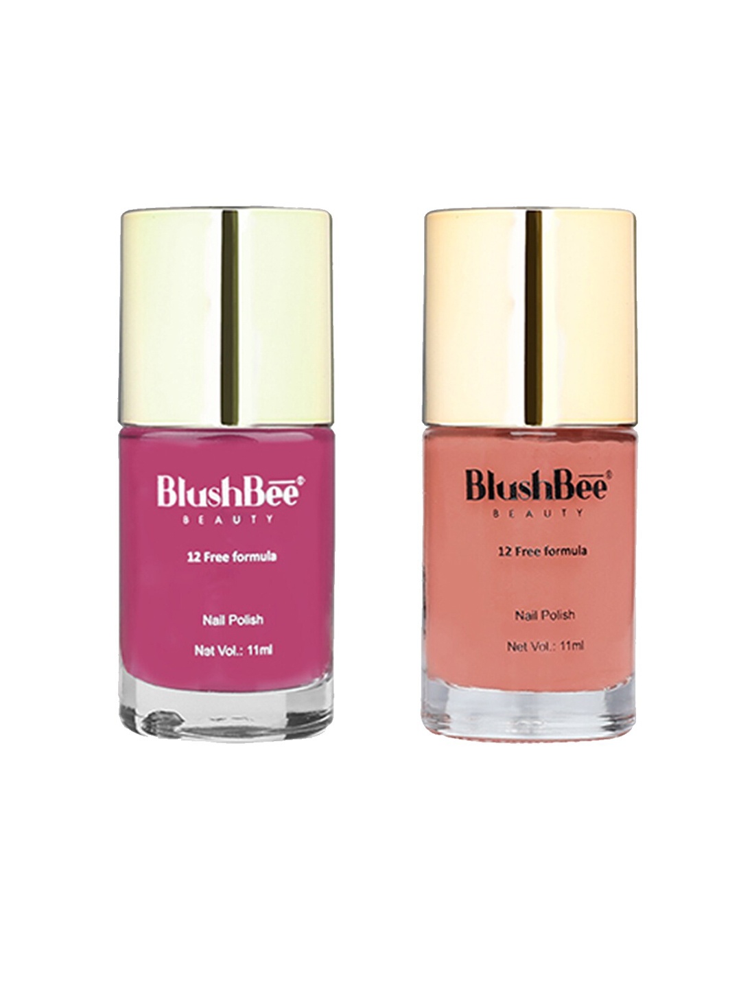 BlushBee Beauty Set of 2 Organic Vegan 12 Free Formula Nail Polish - Luni 002 & Dvina 007, Purple
BlushBee Beauty Set of 2 Organic Vegan 12 Free Formula Nail Polish - Luni 002 & Dvina 007, Purple