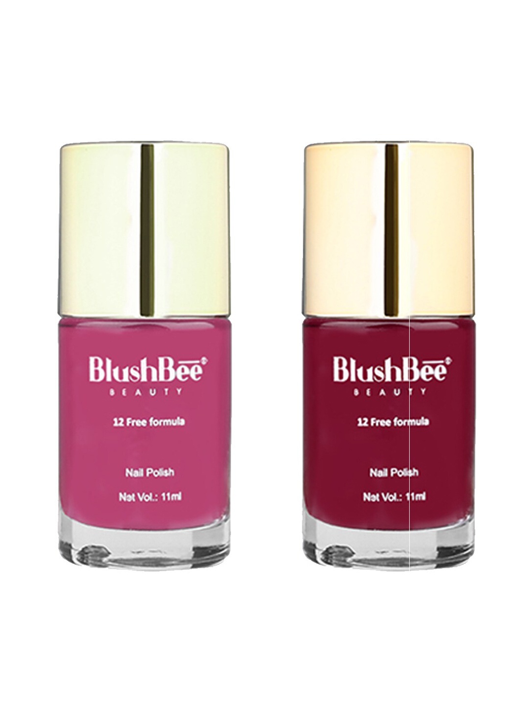 BlushBee Beauty Set of 2 Organic Vegan 12 Free Formula Nail Polish - Luni 002 & Bees 015, Pink
BlushBee Beauty Set of 2 Organic Vegan 12 Free Formula Nail Polish - Luni 002 & Bees 015, Pink