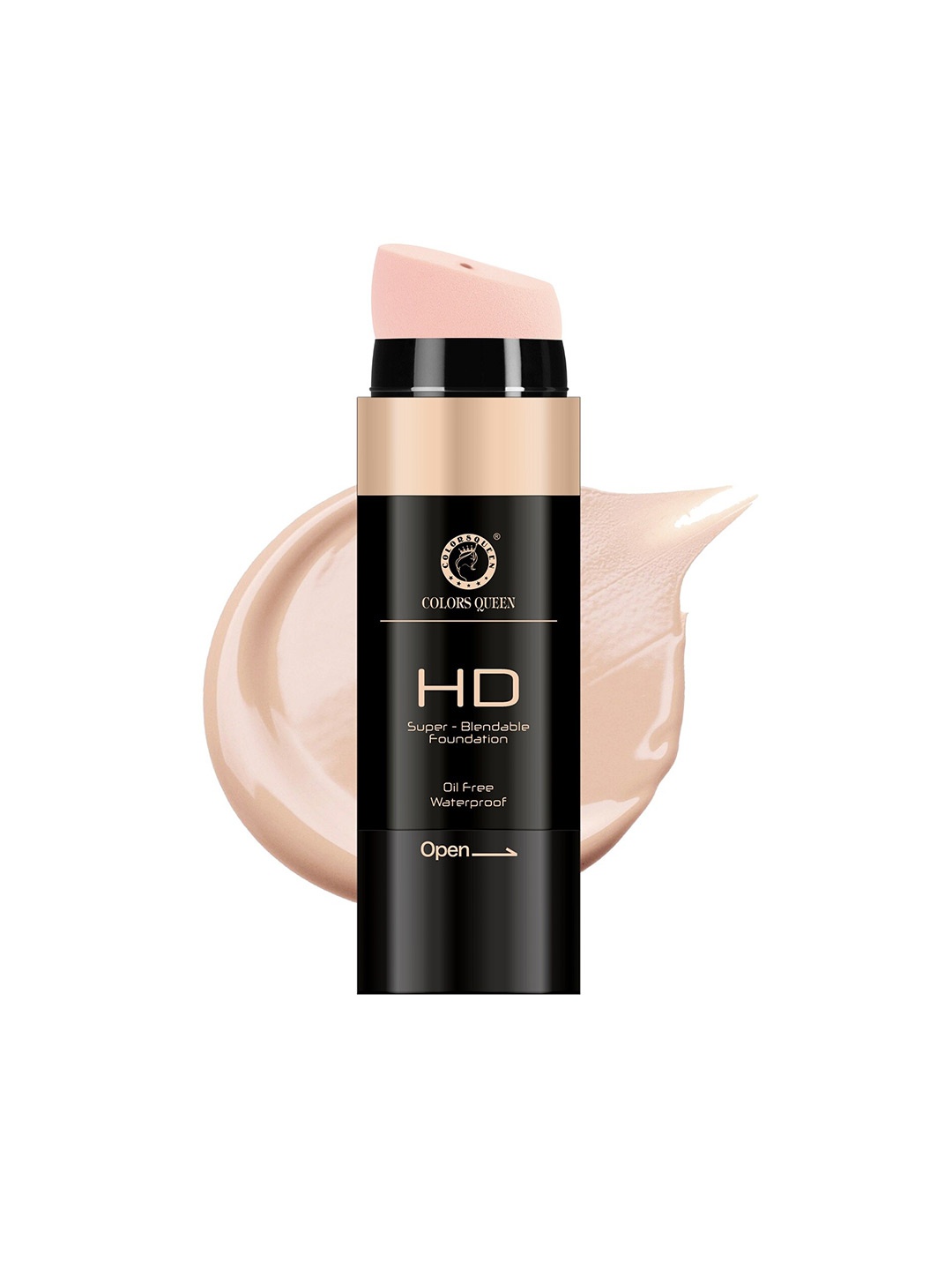 Colors Queen HD Super Blendable Oil Free & Water Proof Foundation 30 g - Rose Blush, Beige
Colors Queen HD Super Blendable Oil Free & Water Proof Foundation 30 g - Rose Blush, Beige