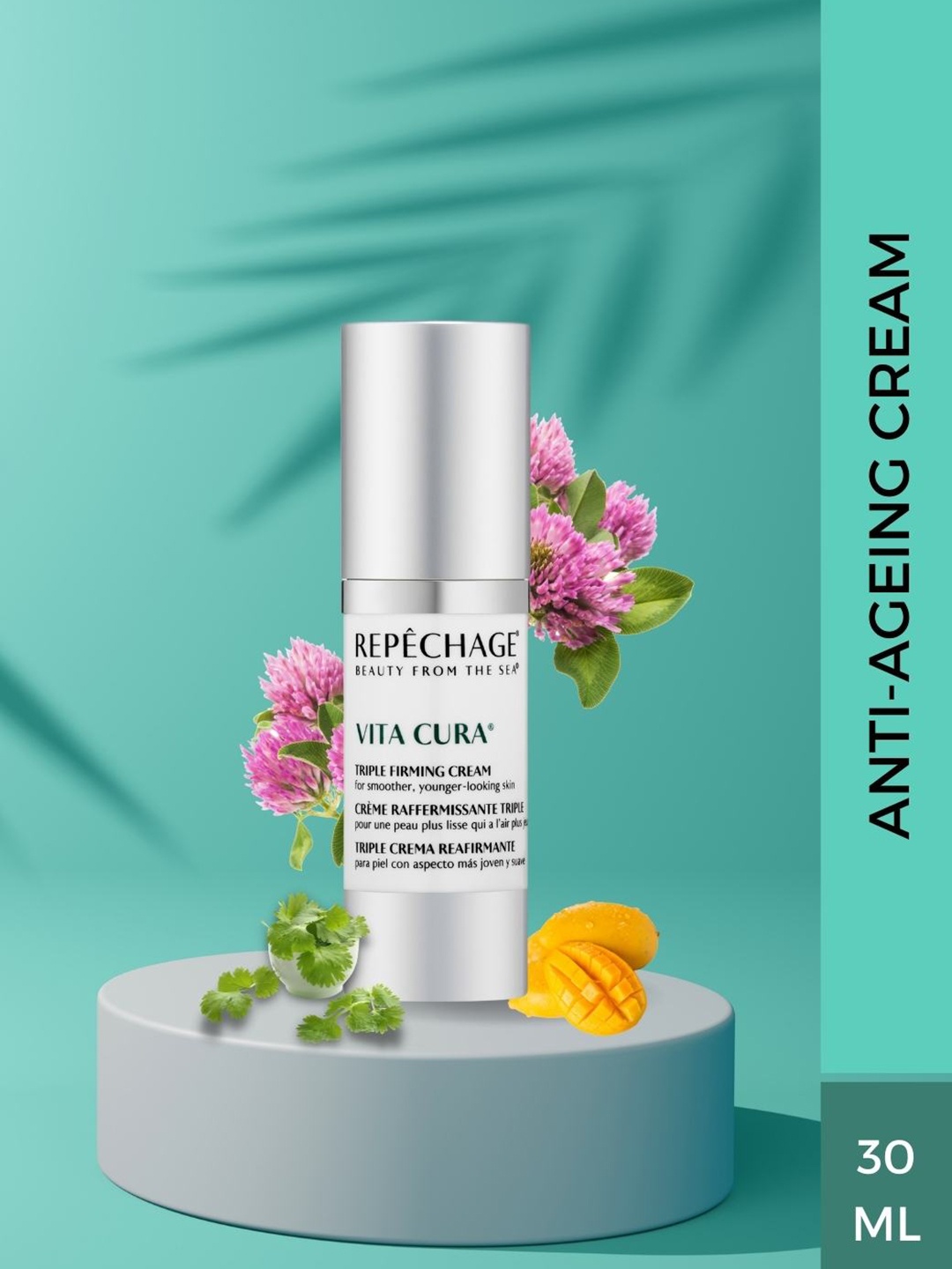 Repechage Vita Cura Triple Firming Cream for Anti-Aging with Hyaluronic Acid - 30 ml, White
Repechage Vita Cura Triple Firming Cream for Anti-Aging with Hyaluronic Acid - 30 ml, White