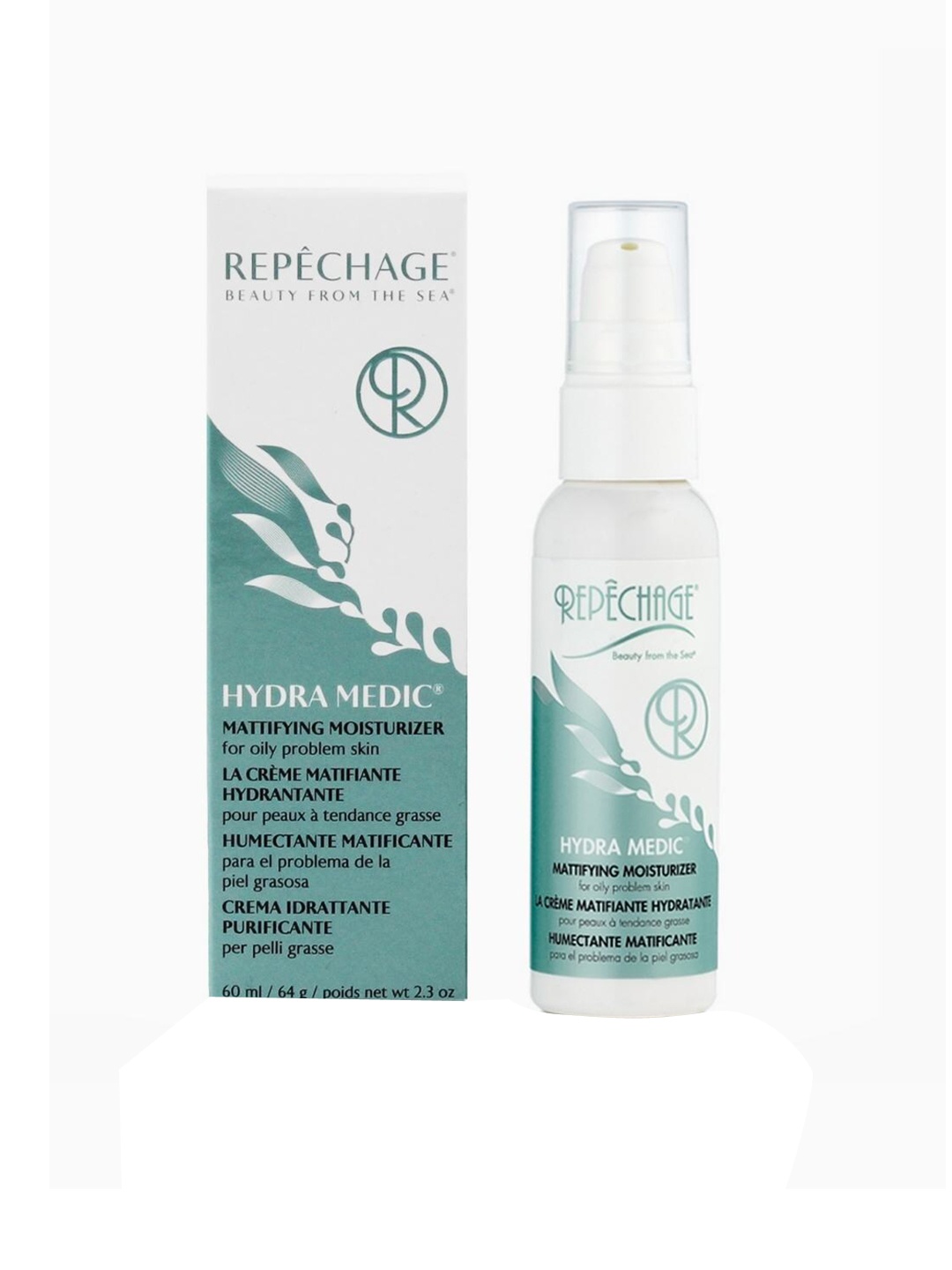Repechage Hydra Medic Mattifying Moisturizer for Oily Skin with Ylang Ylang - 60 ml, White
Repechage Hydra Medic Mattifying Moisturizer for Oily Skin with Ylang Ylang - 60 ml, White