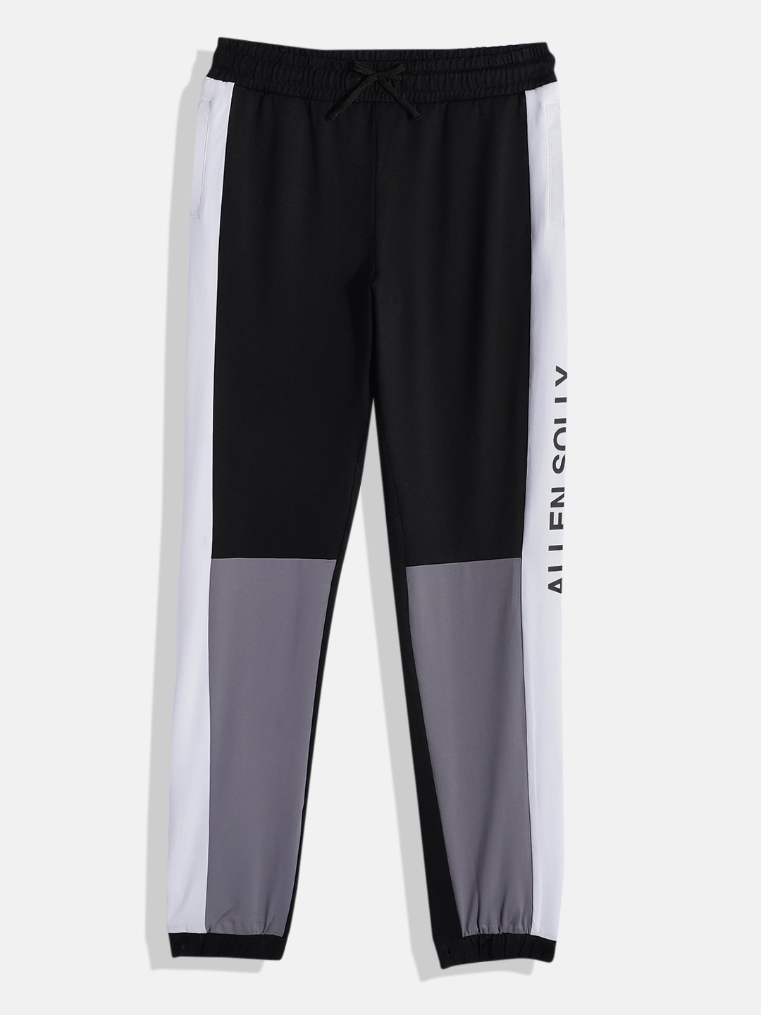 Allen Solly Junior Boys Colourblocked Sports Joggers With Side Taping & Brand Logo Print, Black
Allen Solly Junior Boys Colourblocked Sports Joggers With Side Taping & Brand Logo Print, Black