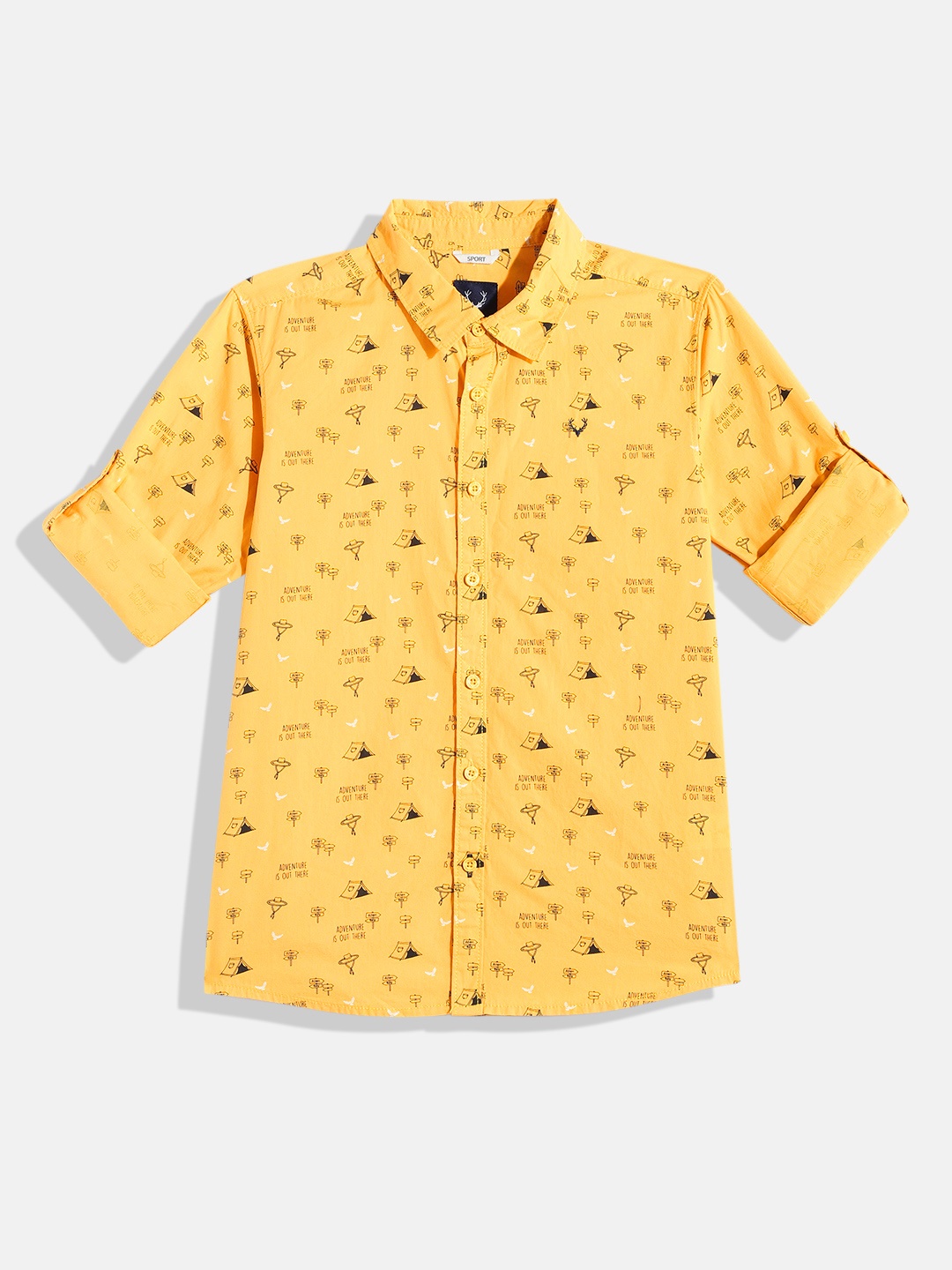 Allen Solly Junior Boys Sport Typography Opaque Printed Pure Cotton Casual Shirt, Yellow
Allen Solly Junior Boys Sport Typography Opaque Printed Pure Cotton Casual Shirt, Yellow