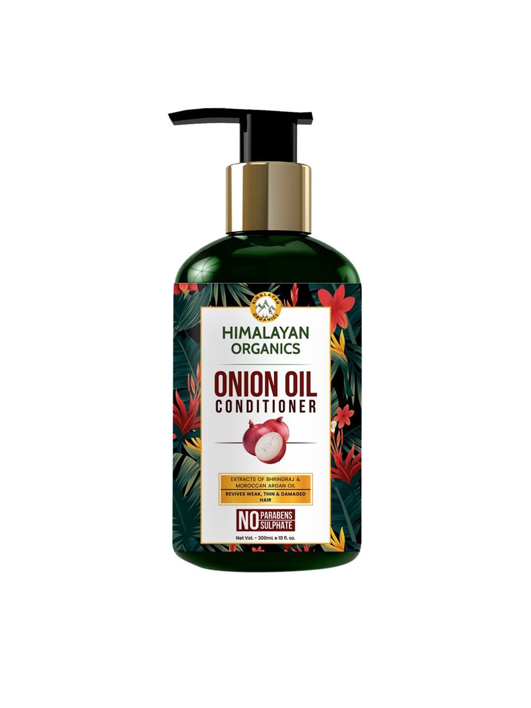 Himalayan Organics Onion Oil Hair Conditioner with Bhringraj & Moroccan Argan Oil - 300 ml, Green
Himalayan Organics Onion Oil Hair Conditioner with Bhringraj & Moroccan Argan Oil - 300 ml, Green