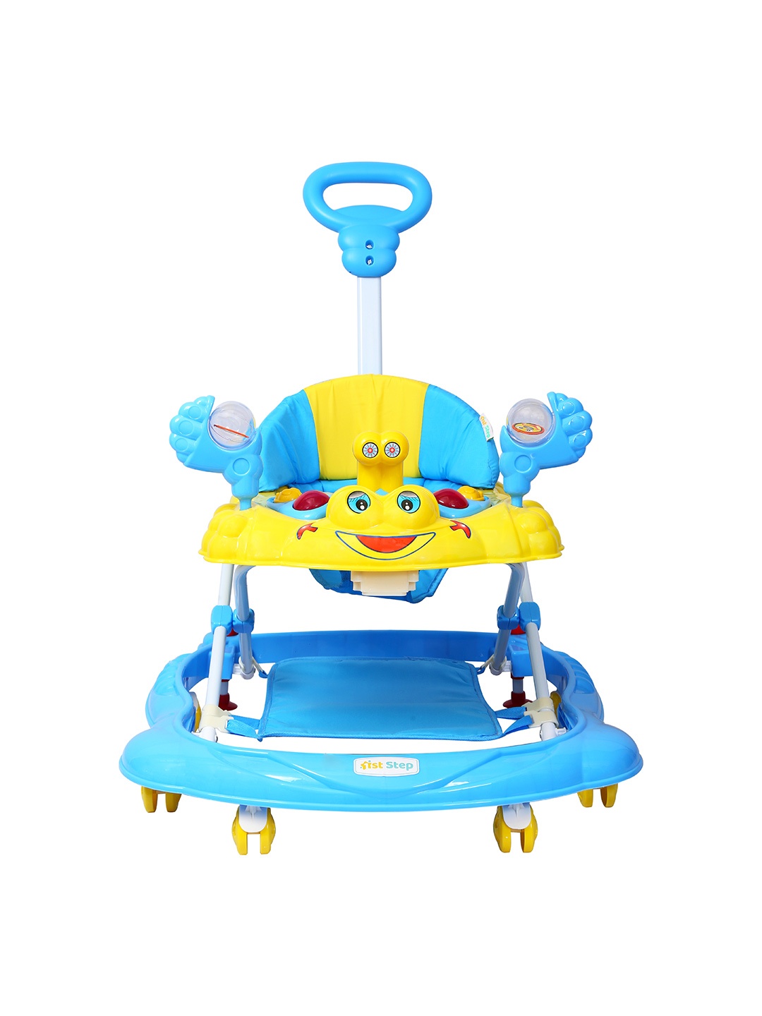 1st Step Unisex Kids Blue Walker with Push Handle and 4 Level Height Adjustment
1st Step Unisex Kids Blue Walker with Push Handle and 4 Level Height Adjustment