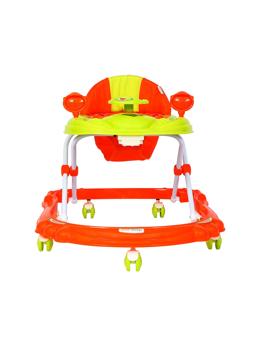 1st Step Unisex Kids Orange Walker with 4 Level-Height Adjustment and Musical Play Tray
1st Step Unisex Kids Orange Walker with 4 Level-Height Adjustment and Musical Play Tray