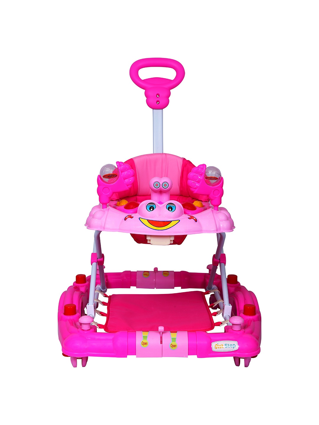 1st Step Unisex Kids Pink Walker Cum Rocker with 4 Level Height Adjustment and Push Handle
1st Step Unisex Kids Pink Walker Cum Rocker with 4 Level Height Adjustment and Push Handle