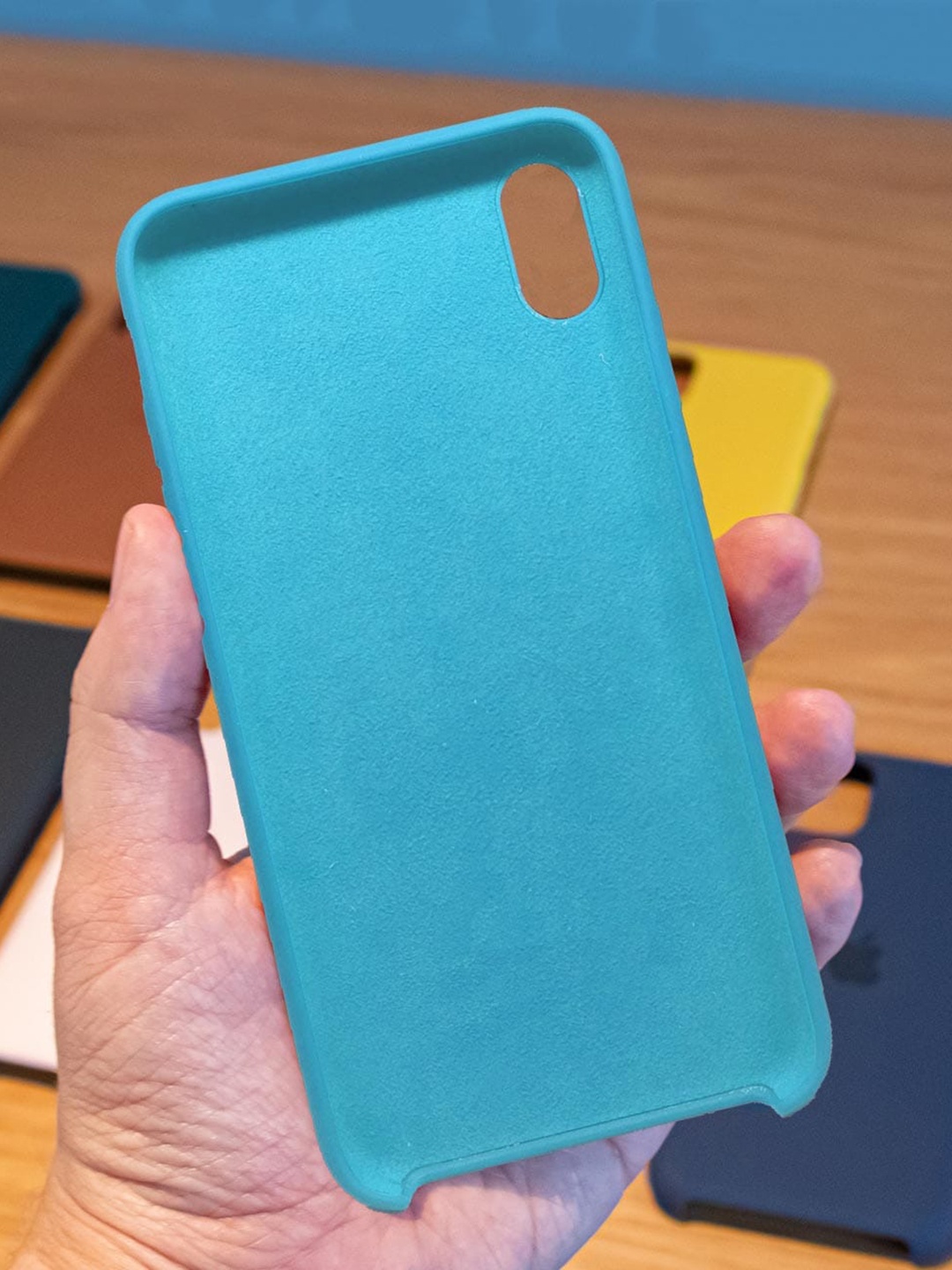 macmerise Blue Solid IPhone XS Back Case