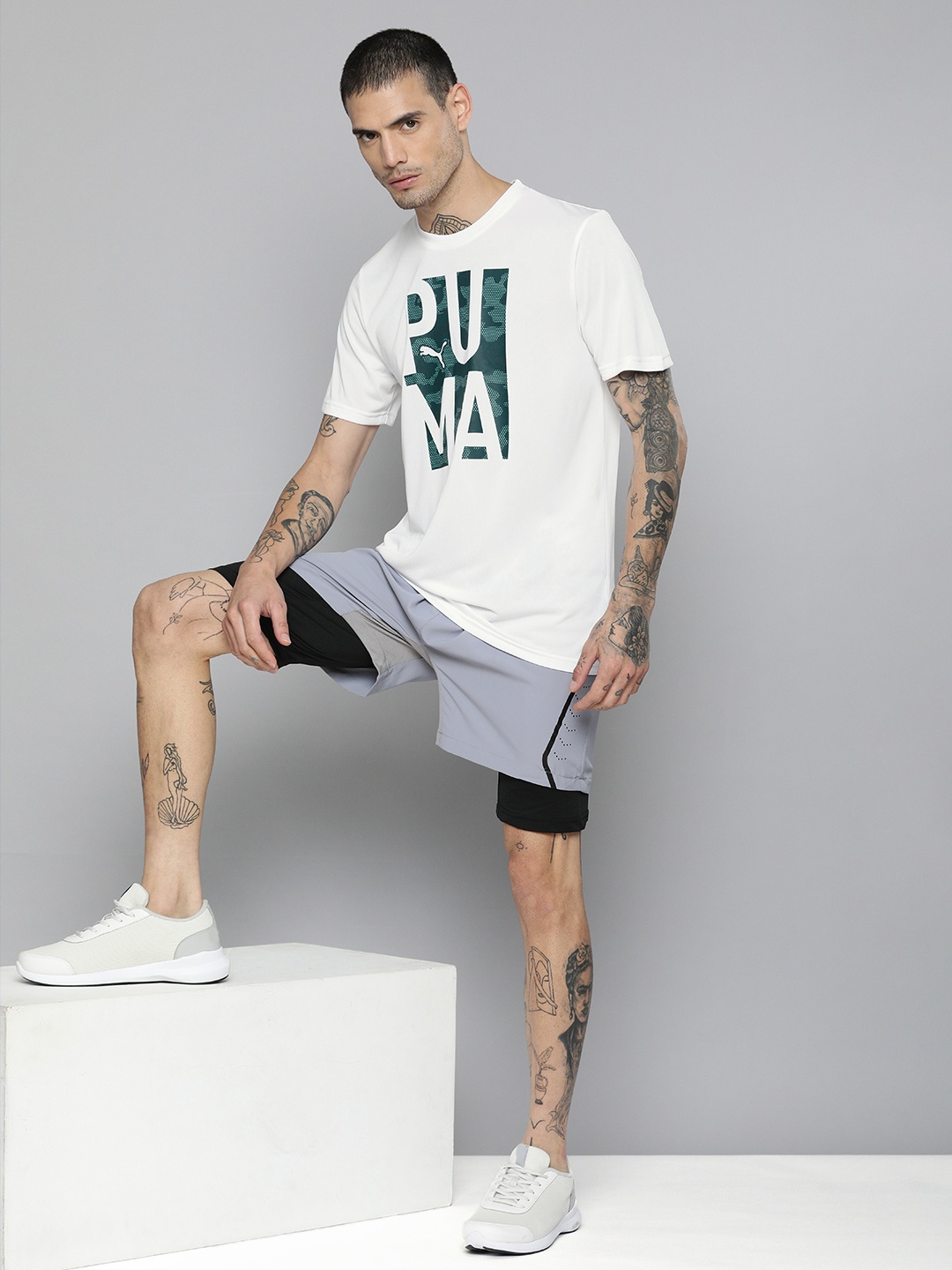 Puma Men Brand Logo Print Round Neck Dry Cell TRAIN OFF SEASON Regular Fit T-Shirt, White
Puma Men Brand Logo Print Round Neck Dry Cell TRAIN OFF SEASON Regular Fit T-Shirt, White