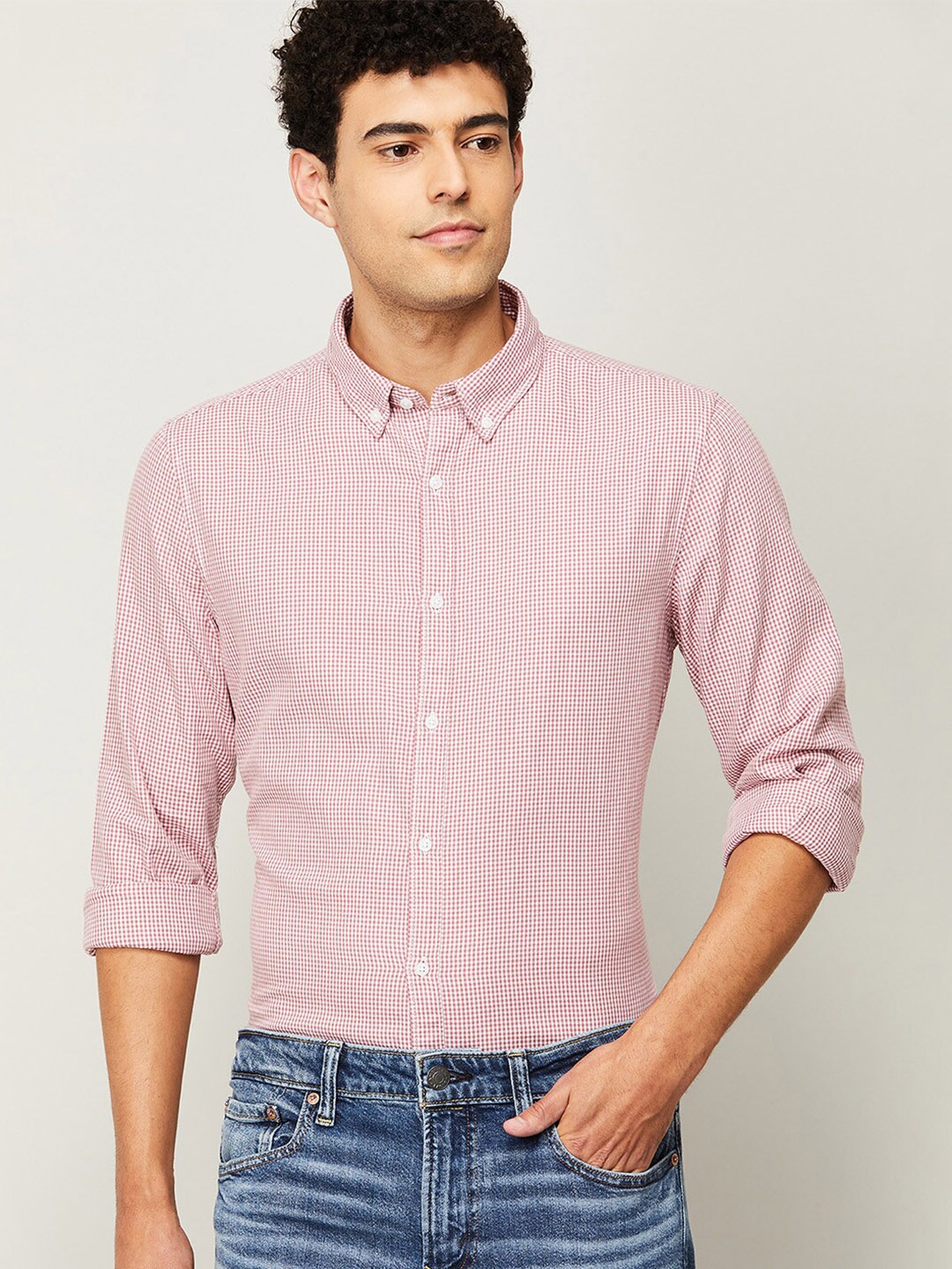 Fame Forever by Lifestyle Men Red Slim Fit Micro Checks Checked Cotton Casual Shirt
Fame Forever by Lifestyle Men Red Slim Fit Micro Checks Checked Cotton Casual Shirt