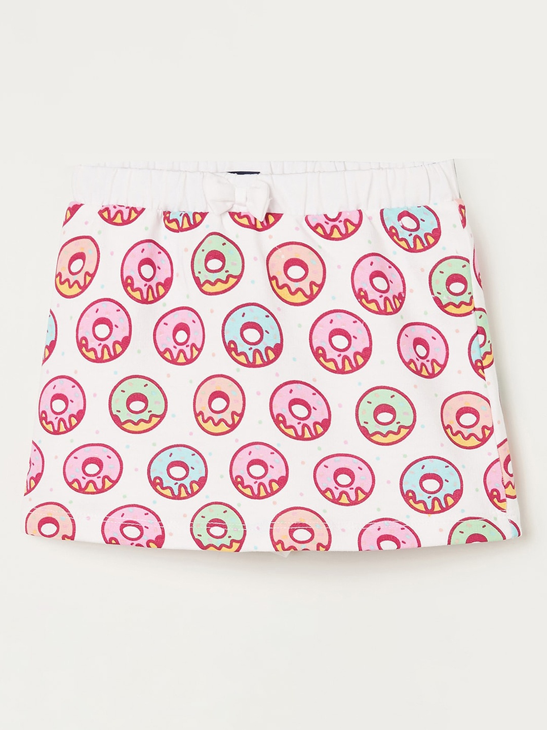 Juniors by Lifestyle Girls White & Red Donuts Printed A-Line Knee Length Straight Skirts, Cream
Juniors by Lifestyle Girls White & Red Donuts Printed A-Line Knee Length Straight Skirts, Cream