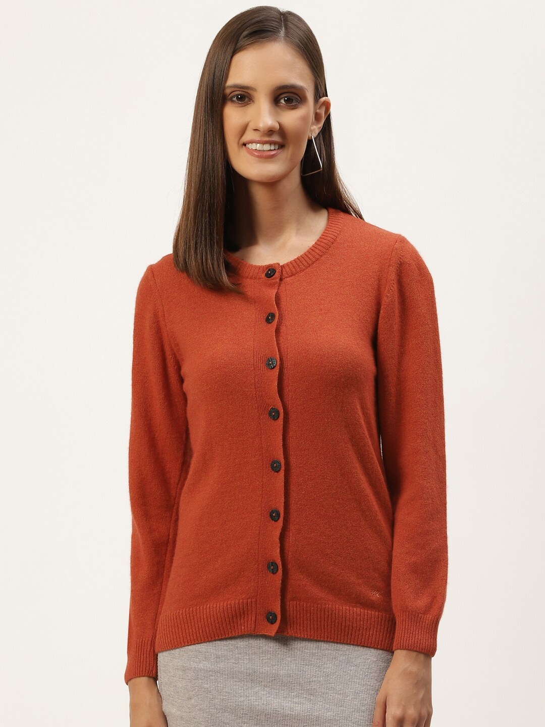Monte Carlo Women Orange Cardigan