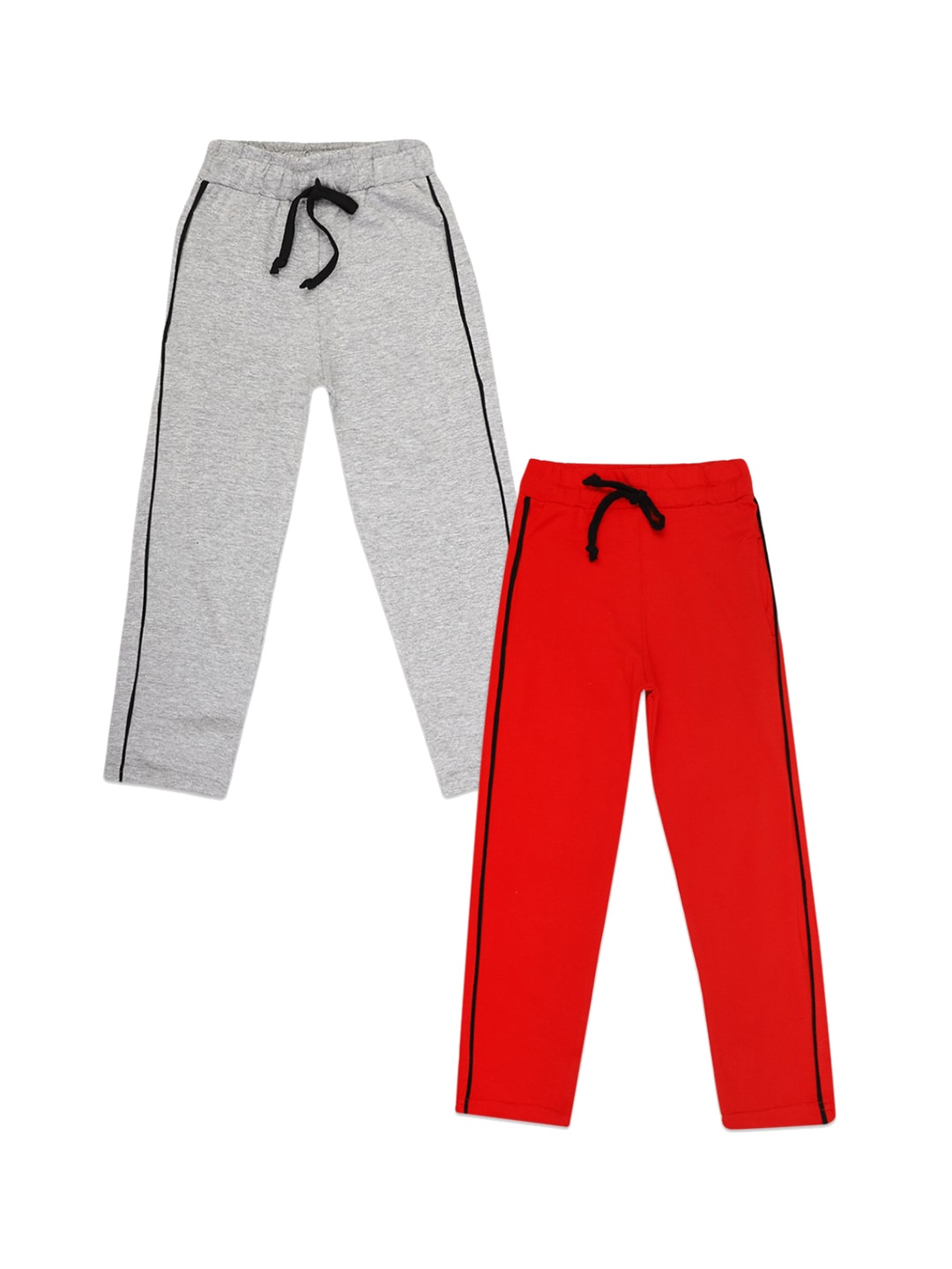 V-Mart Boys Pack of 2 Solid Grey & Red Cotton Single Jersey Lounge Pants, Grey melange
V-Mart Boys Pack of 2 Solid Grey & Red Cotton Single Jersey Lounge Pants, Grey melange